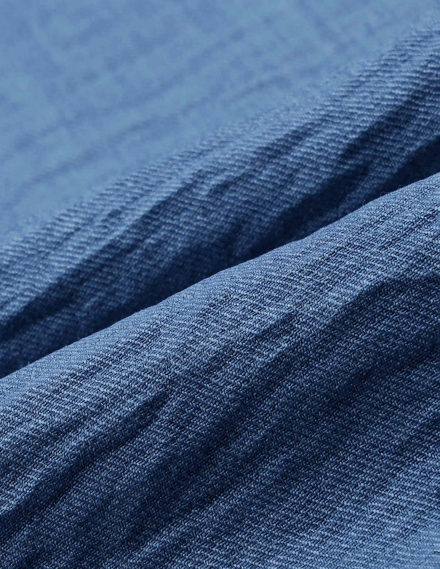 Regular Fit Solid Shirt Blue - U.S. POLO ASSN. | Large