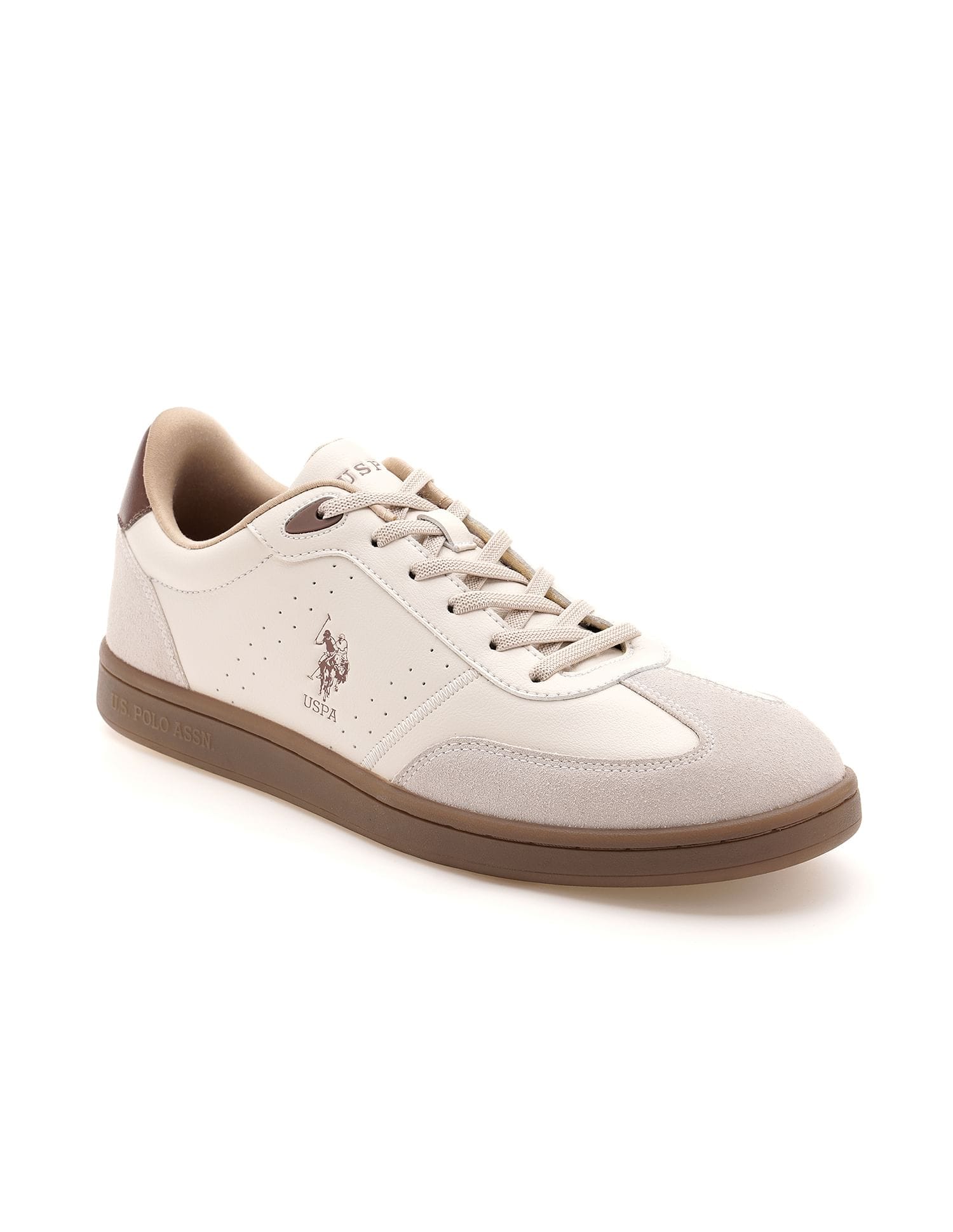 Men Cenik Suede Sneakers Beige - U.S. Polo Assn. India | Large