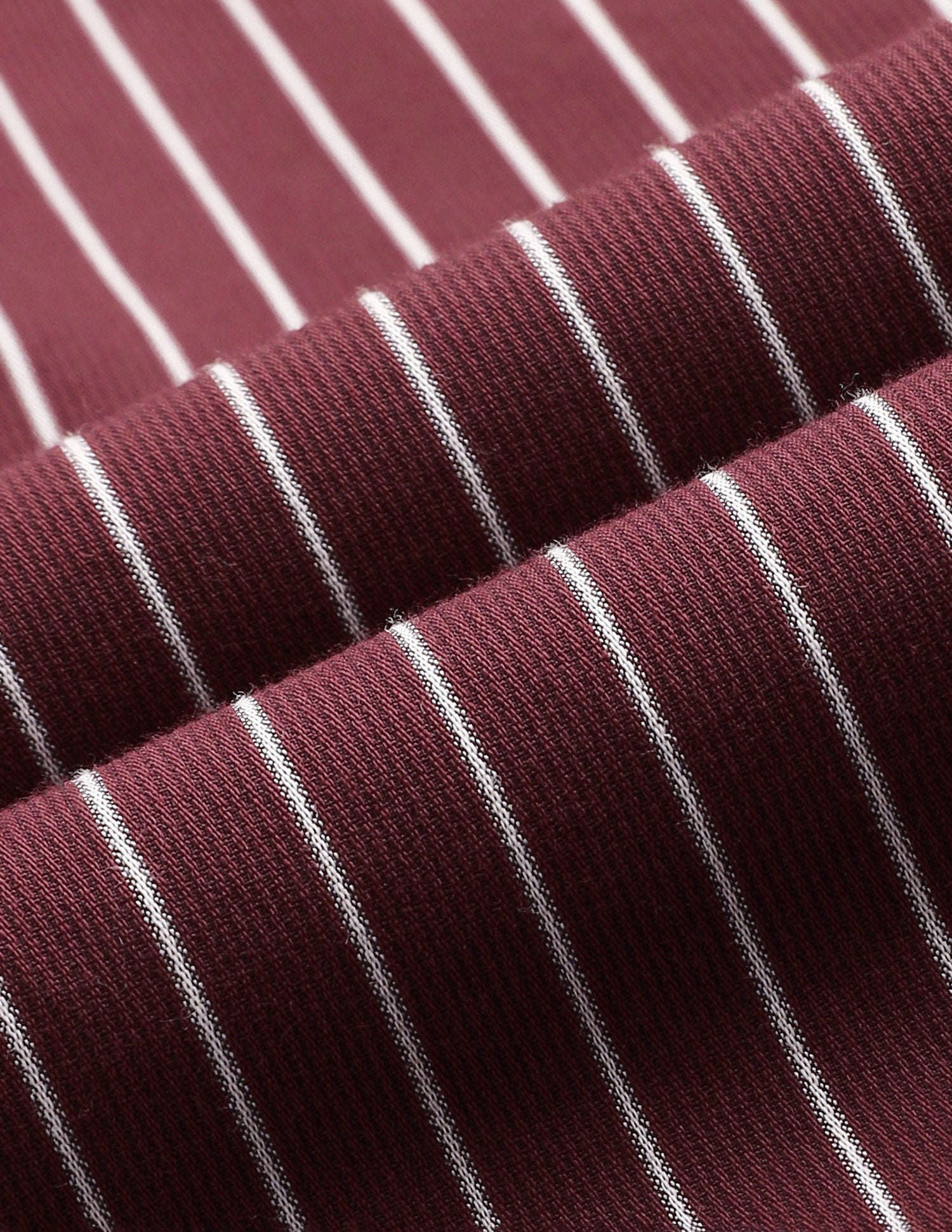 Vertical Striped Tailored Fit Shirt Maroon - U.S. Polo Assn. India | Large