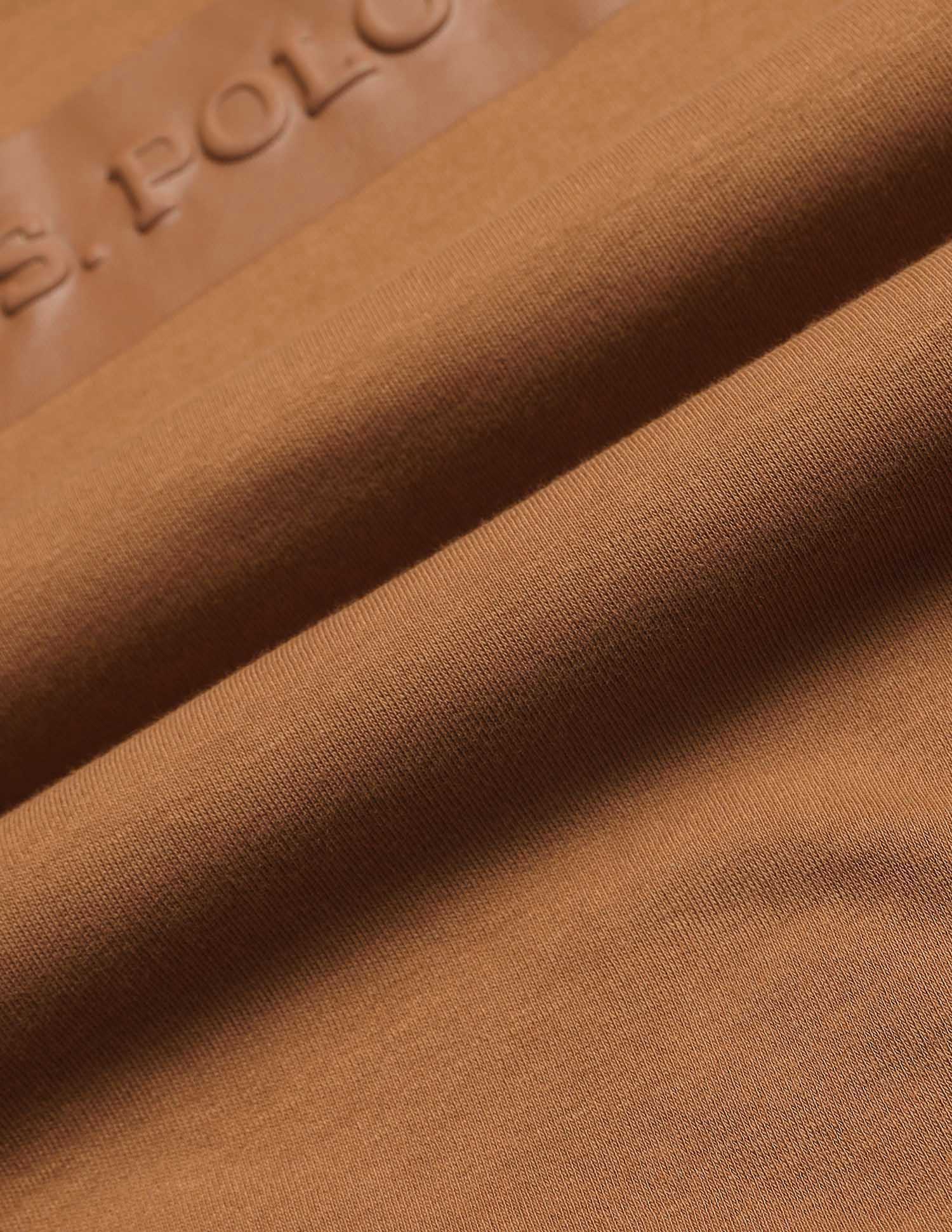 Boys Regular Fit Brand Printed T-Shirt Beige - U.S. POLO ASSN. | Large