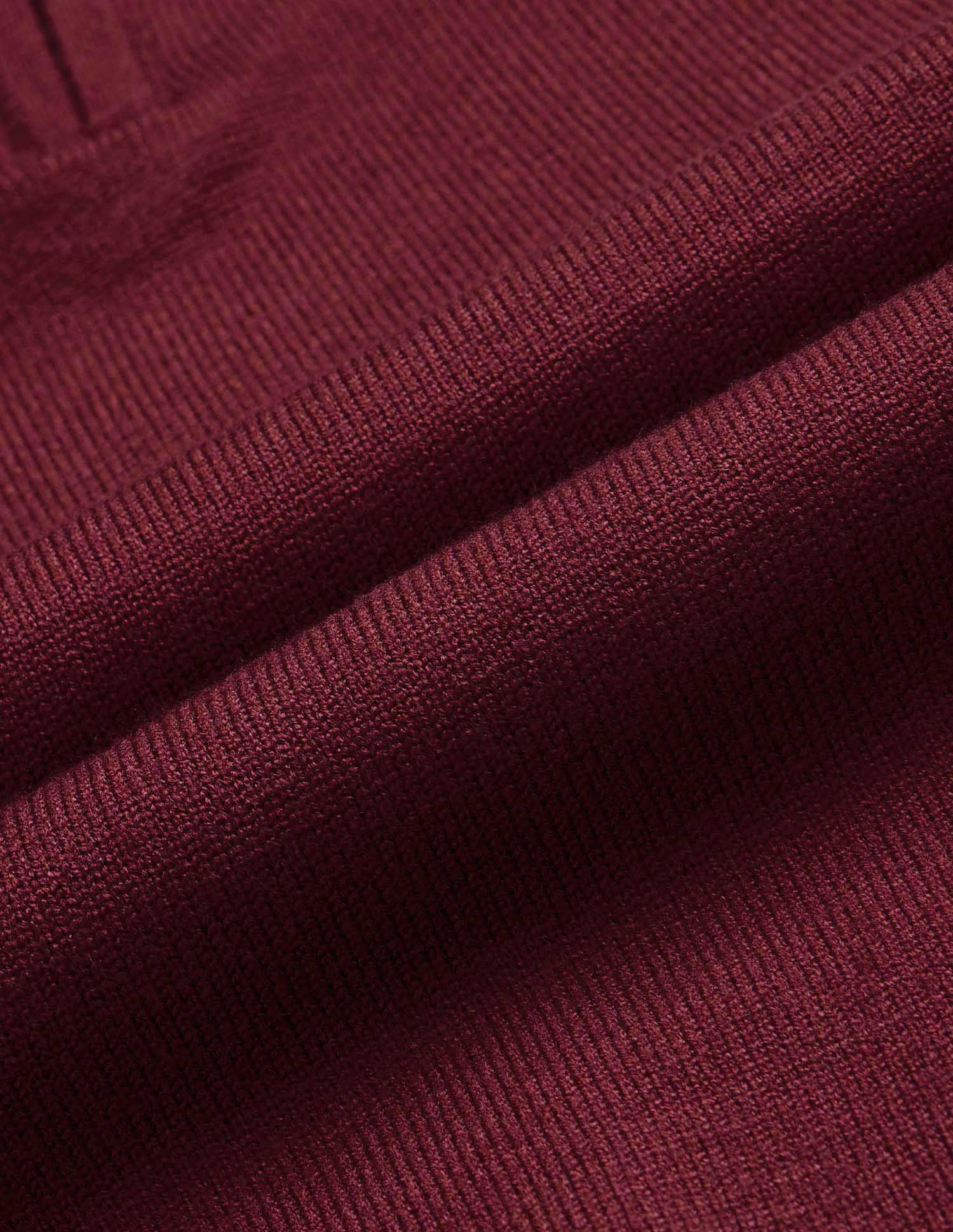 Solid Varsity Theatre Sweater Maroon - U.S. Polo Assn. India | Large