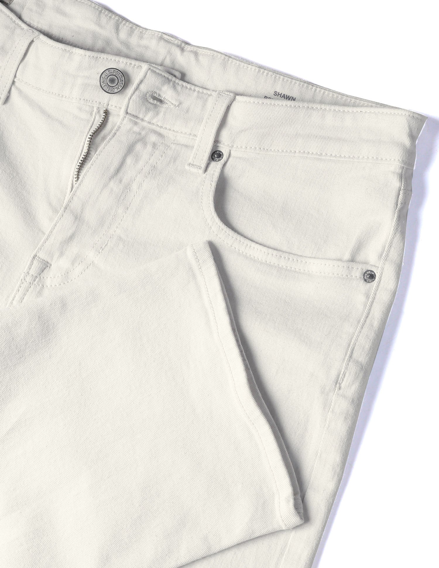 Shawn Relaxed Fit Beige Jeans Beige - U.S. POLO ASSN. | Large