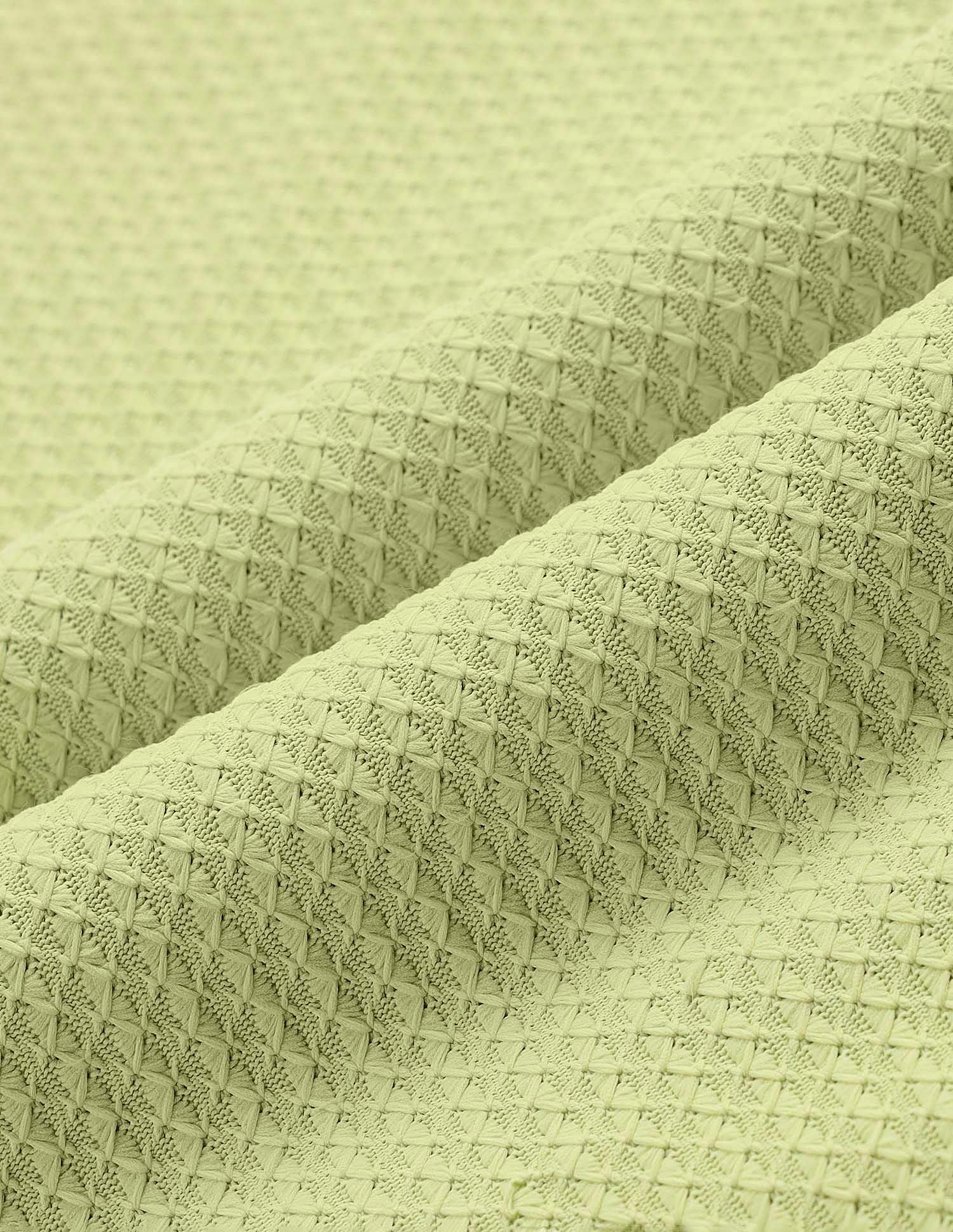 Textured Midi Polo Dress Lime Green - U.S. Polo Assn. India | Large