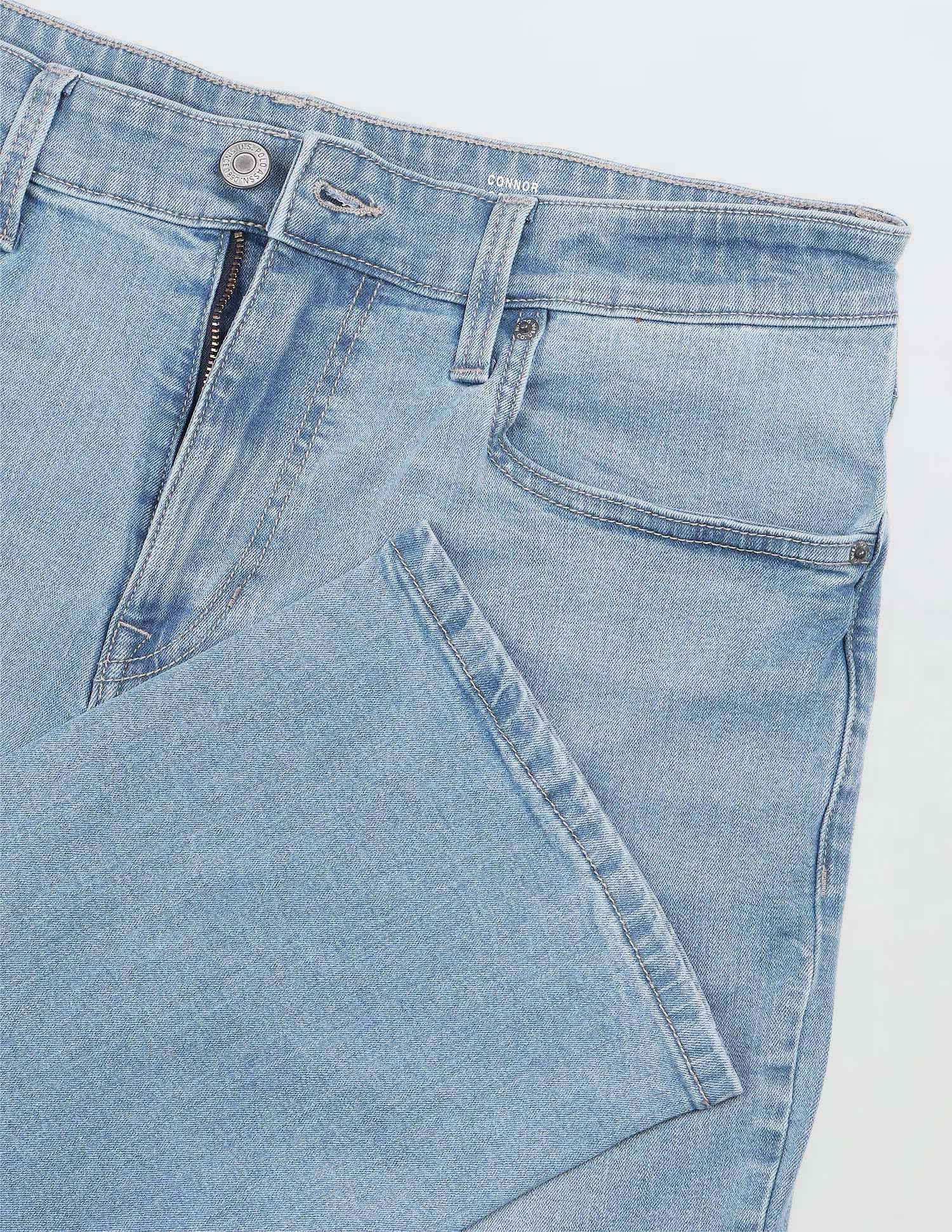 Solid Bootcut Jeans Blue - U.S. Polo Assn. India | Large