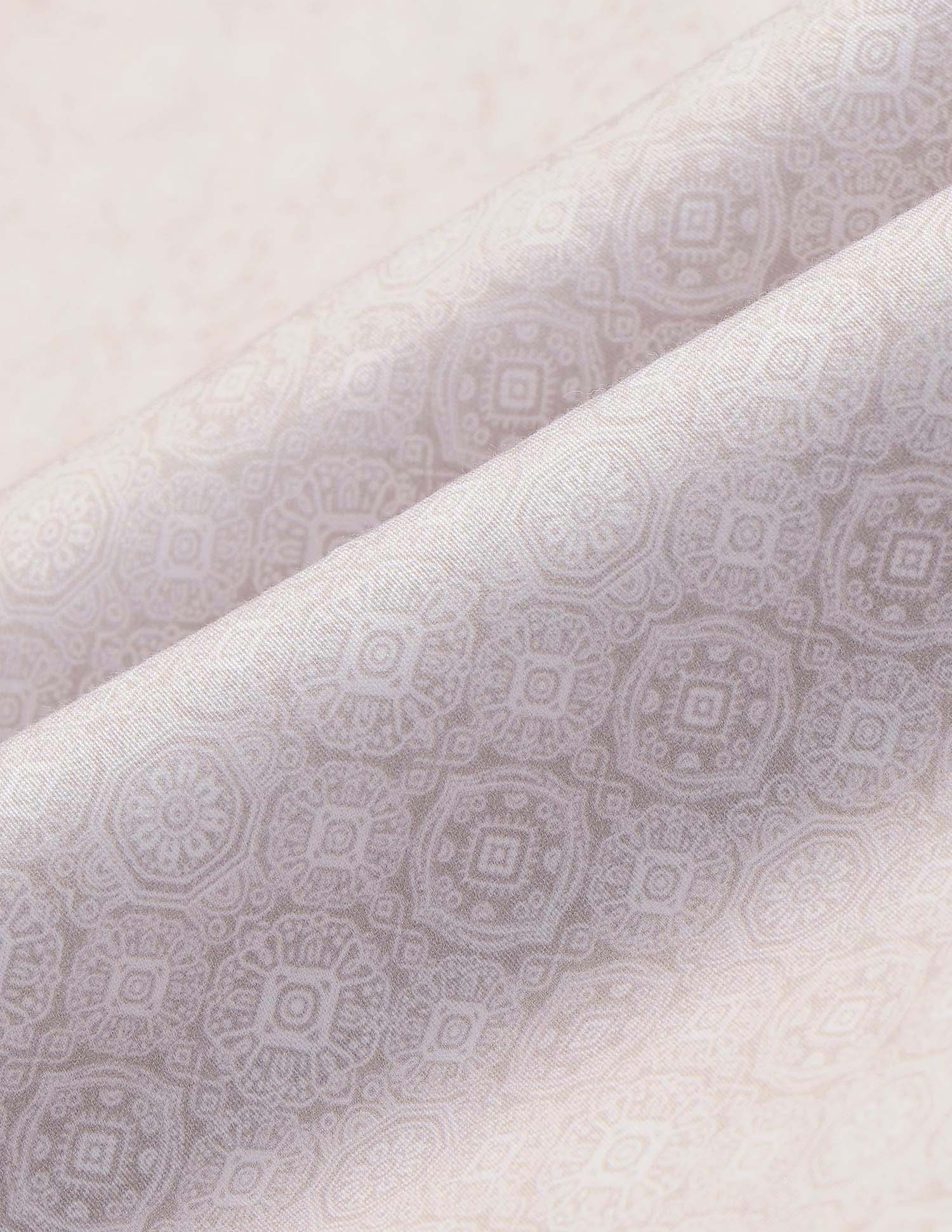 Tailored Fit Satin Shirt Beige - U.S. POLO ASSN. | Large