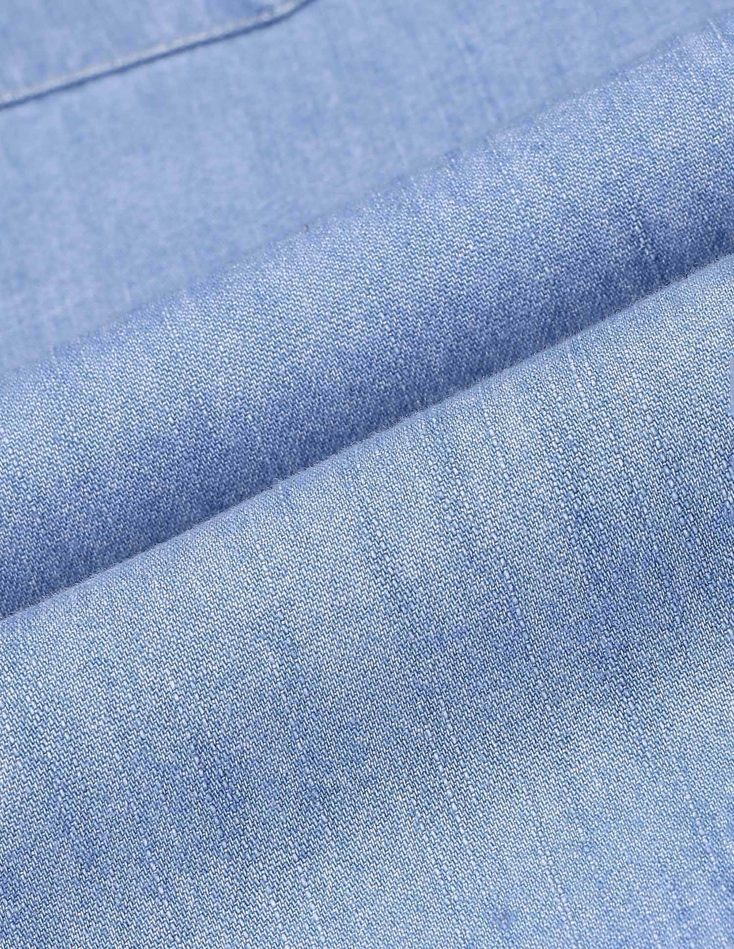 Slim Fit Twill Shirt Indigo - U.S. POLO ASSN. | Large