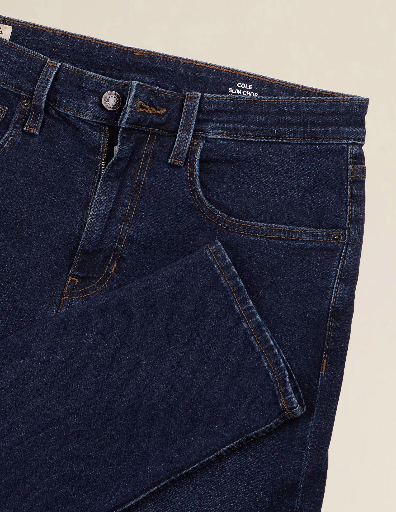 Cole Comfort Cropped Fit Blue Jeans Dark Blue - U.S. Polo Assn. India | Large