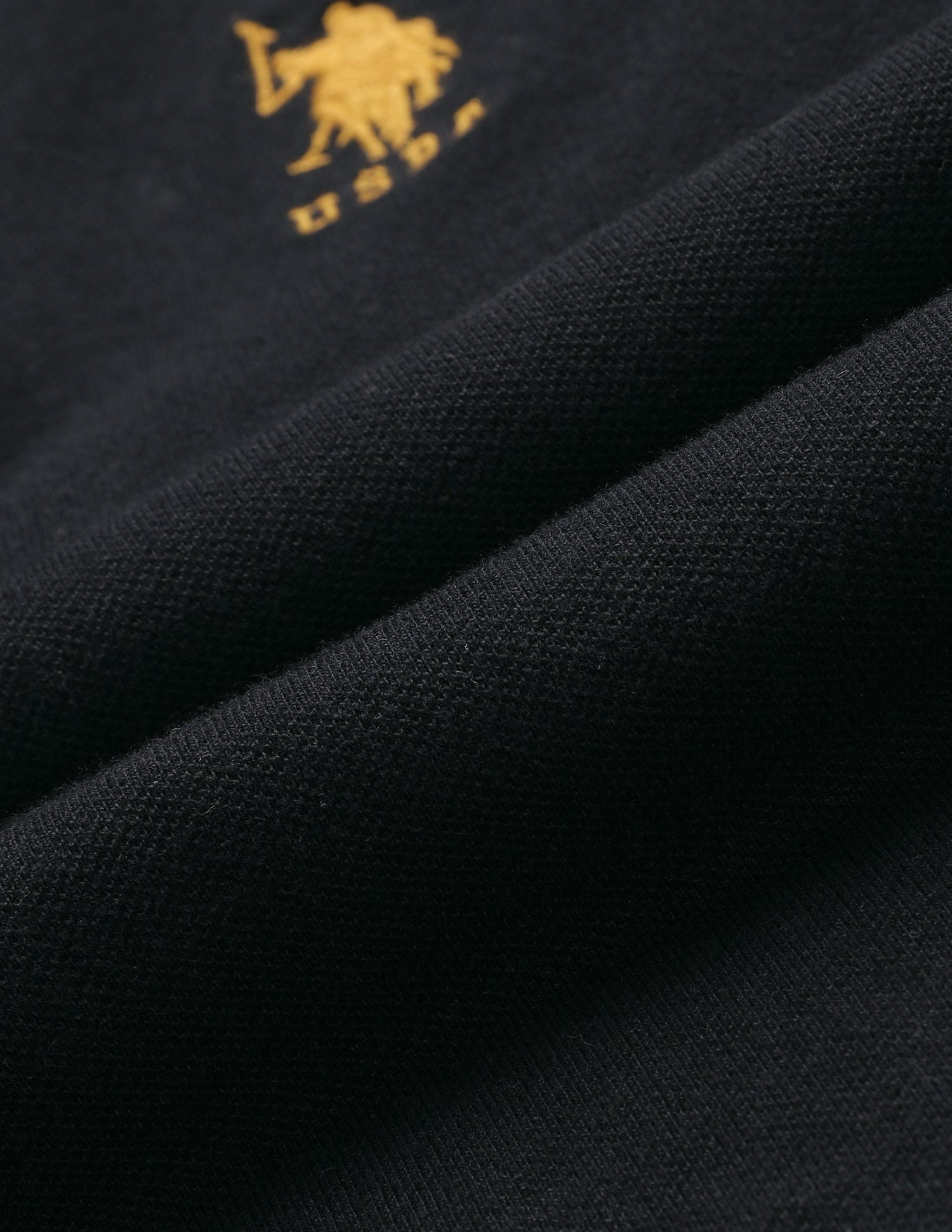 Boys Appliqued Regular Fit Polo Shirt Black - U.S. POLO ASSN. | Large