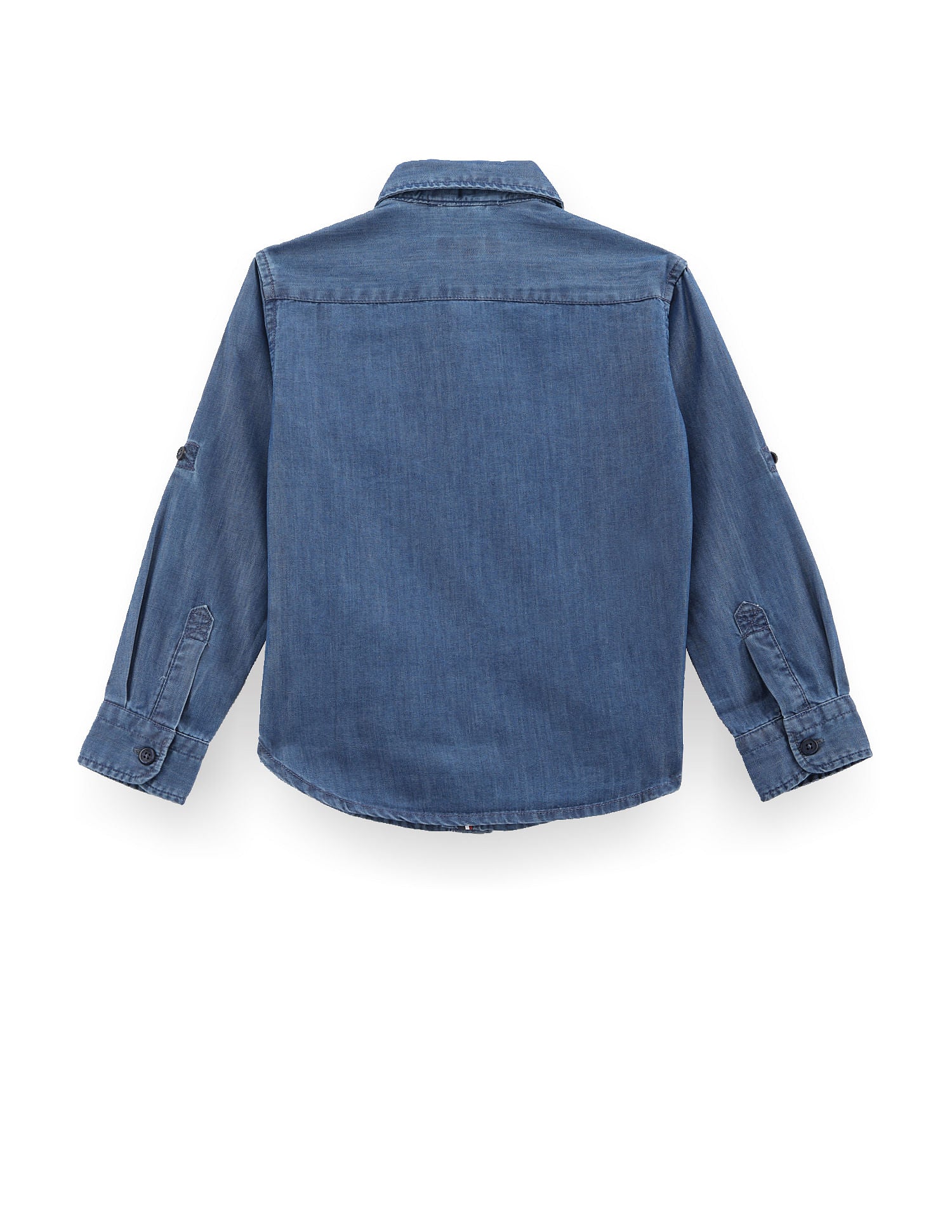 Boys Washed Chambray Shirt Blue - U.S. POLO ASSN. | Large