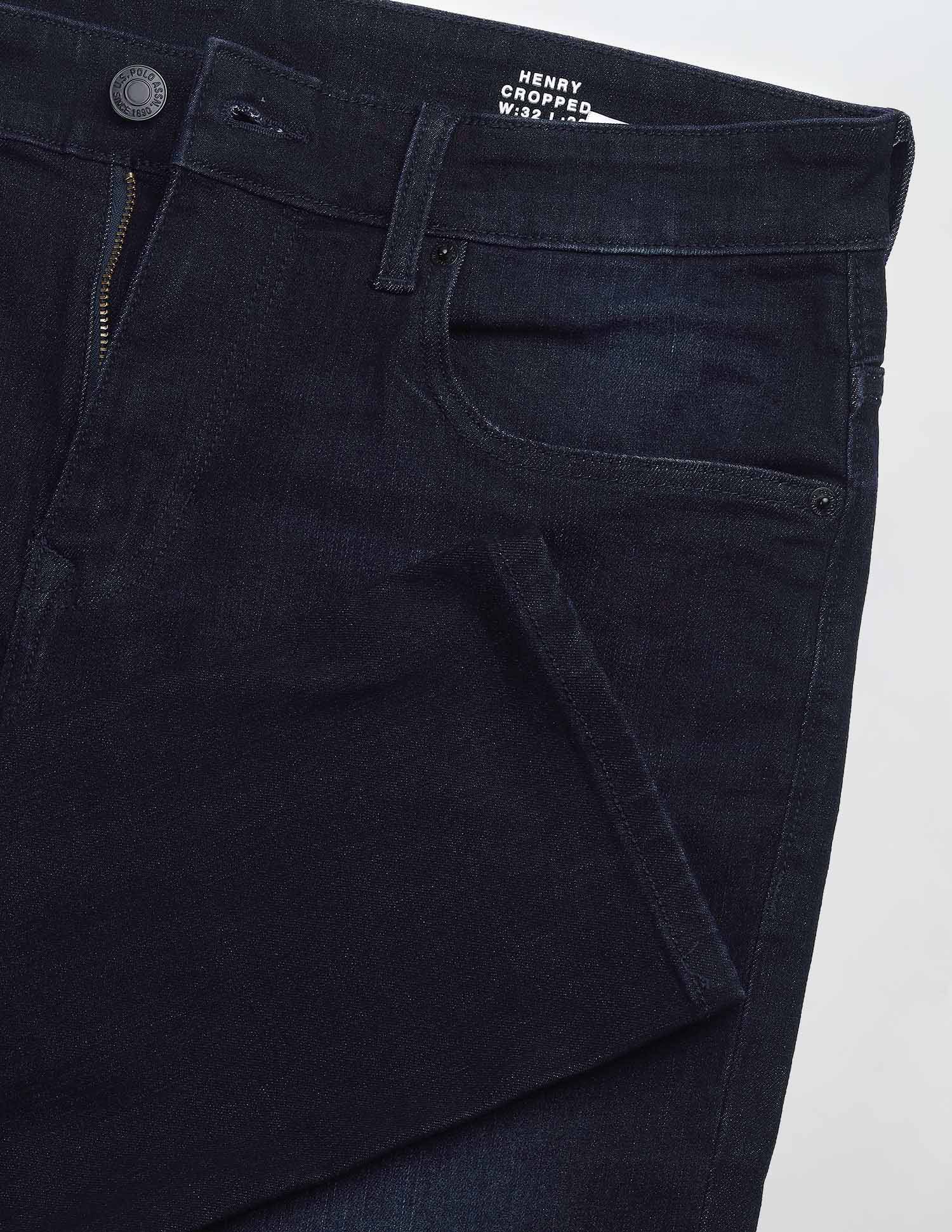 Henry Tapered Fit Blue Jeans Dark Indigo - U.S. Polo Assn. India | Large