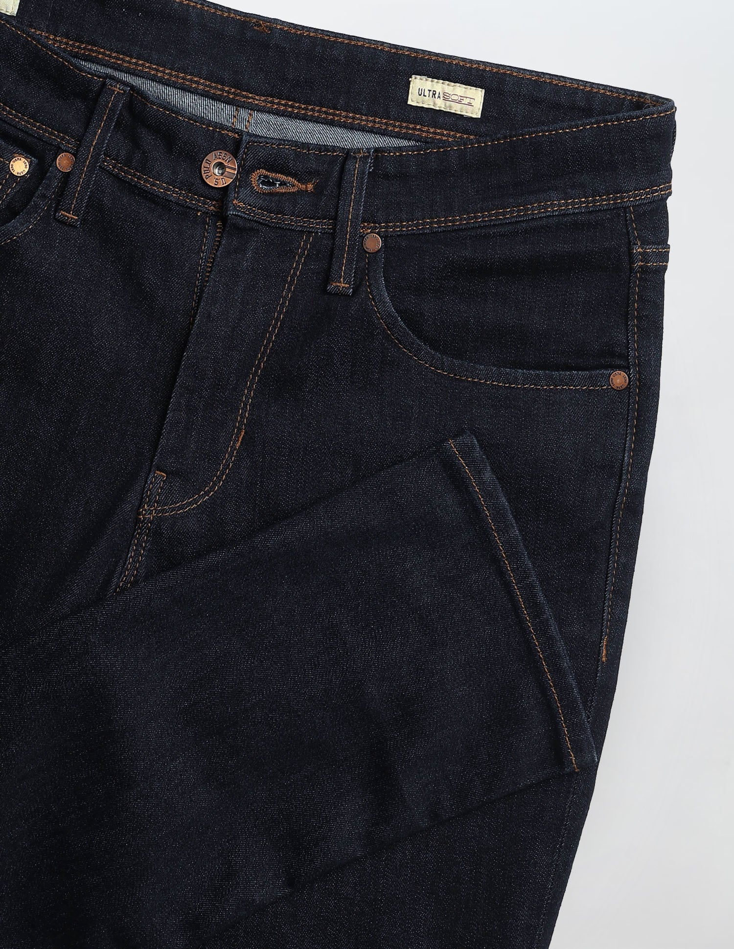 Brandon Slim Tapered Fit Rinsed Jeans Dark Blue - U.S. Polo Assn. India | Large