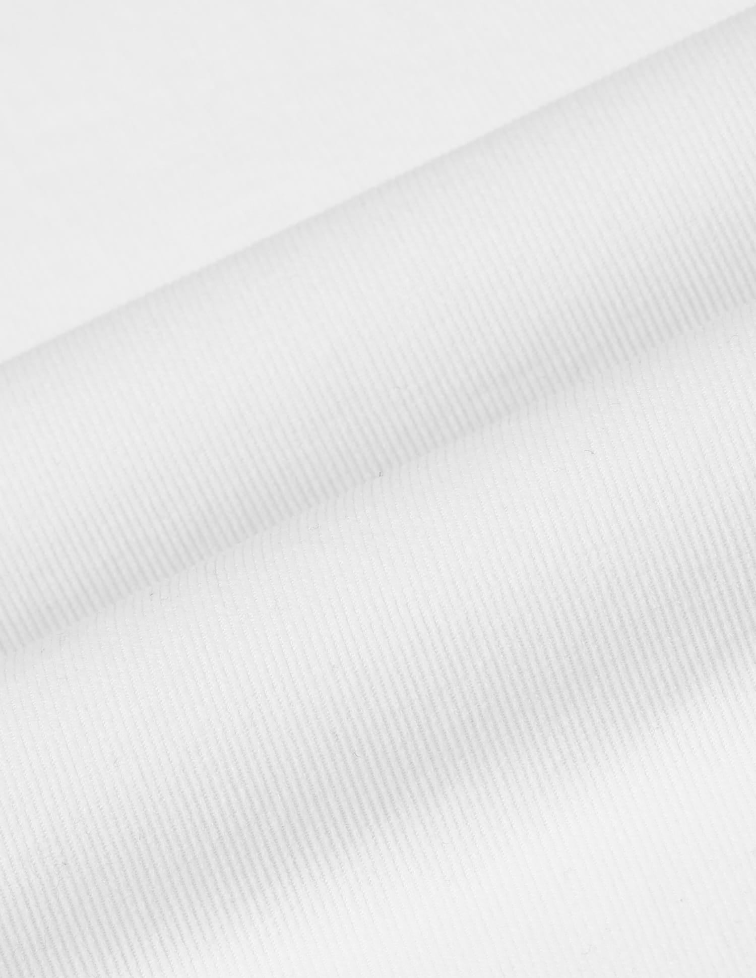 Tailored Fit Corduroy Shirt White - U.S. Polo Assn. India | Large