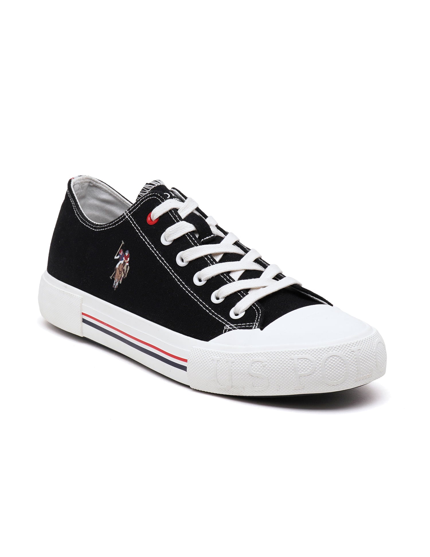Men Drew 2.0 Solid Sneakers Black - U.S. Polo Assn. India | Large