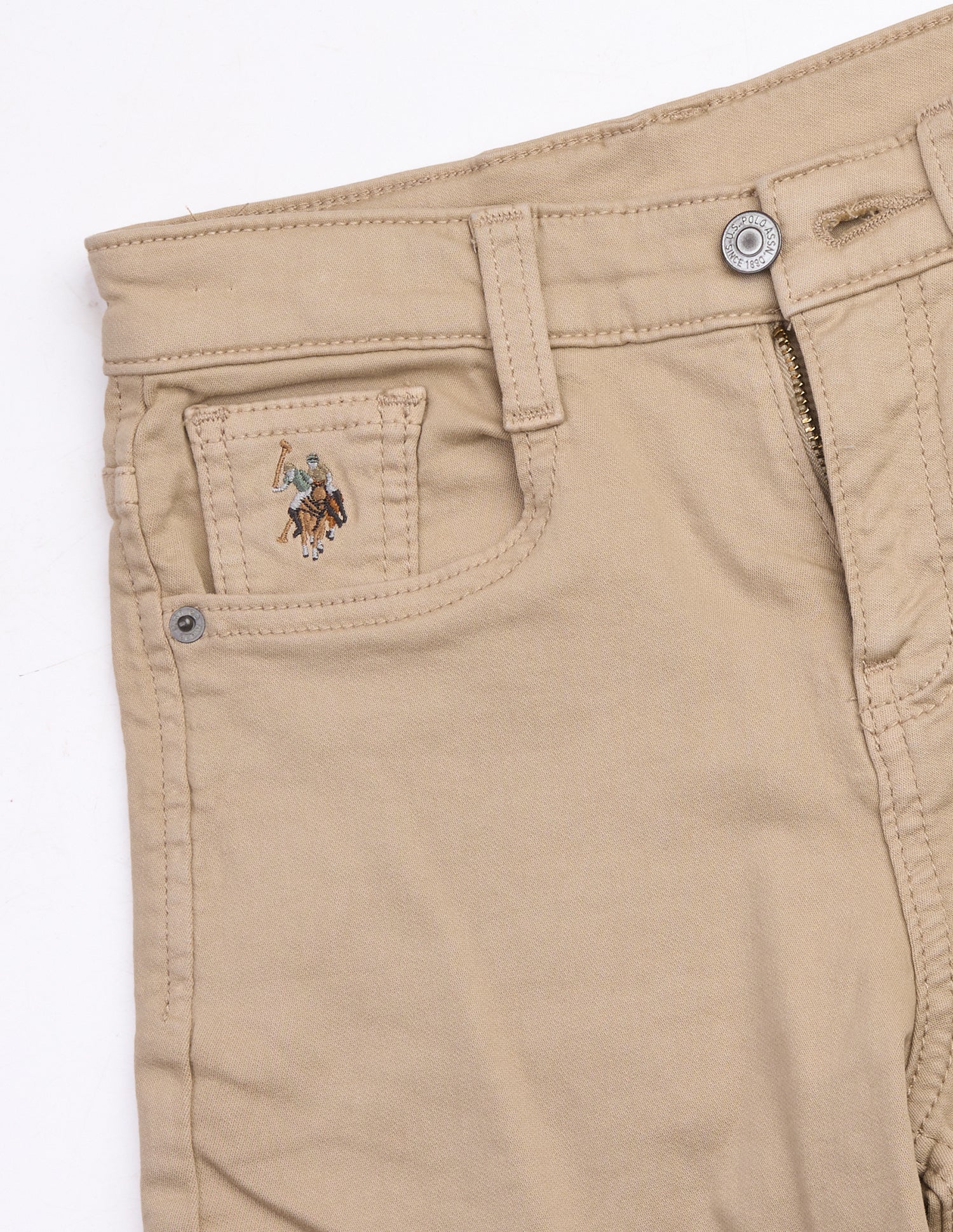 Shawn Baggy Fit Beige Jeans Beige - U.S. Polo Assn. India | Large