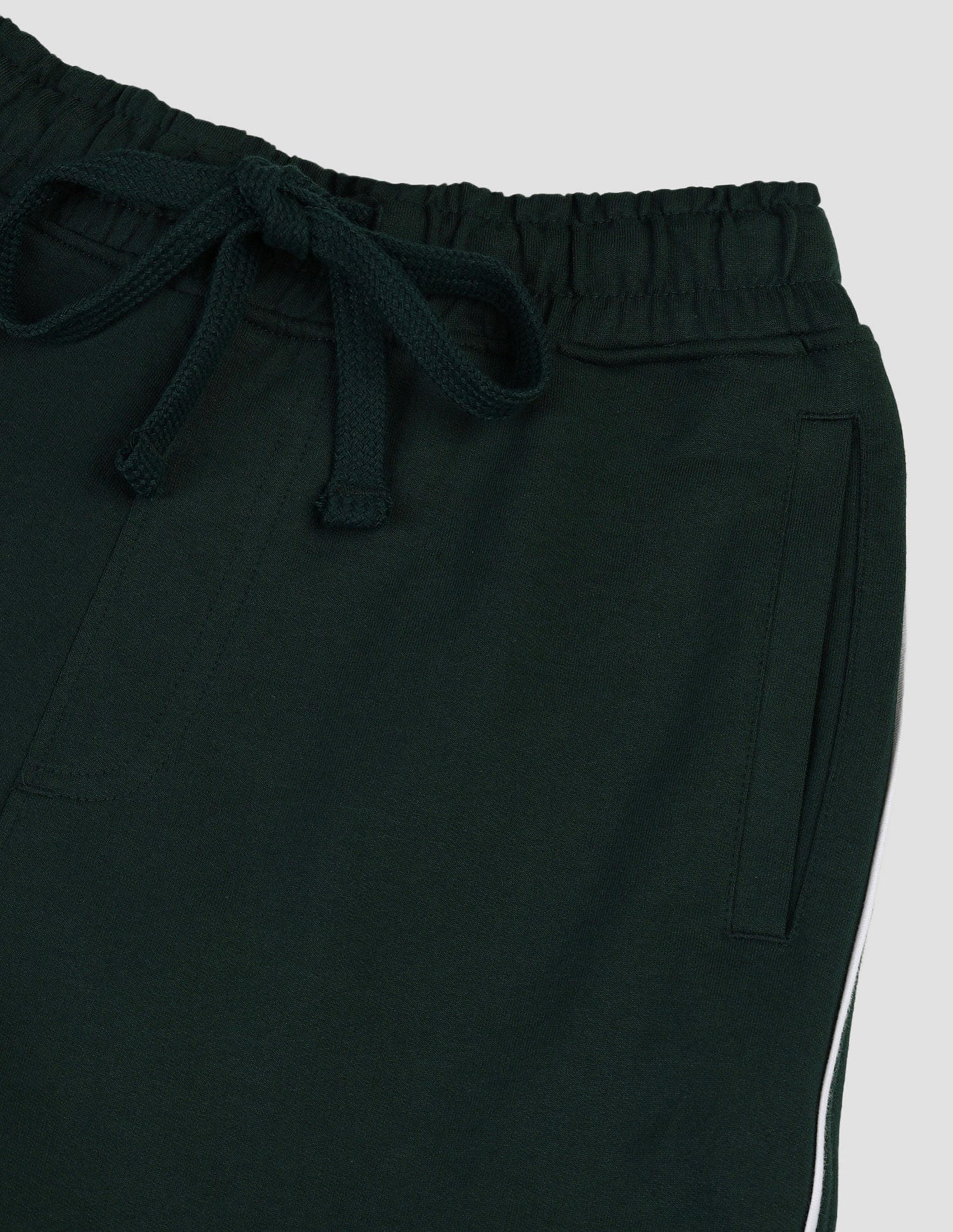 Pure Cotton Solid OJ003 Joggers - Pack Of 1 Bottle Green - U.S. POLO ASSN. | Large