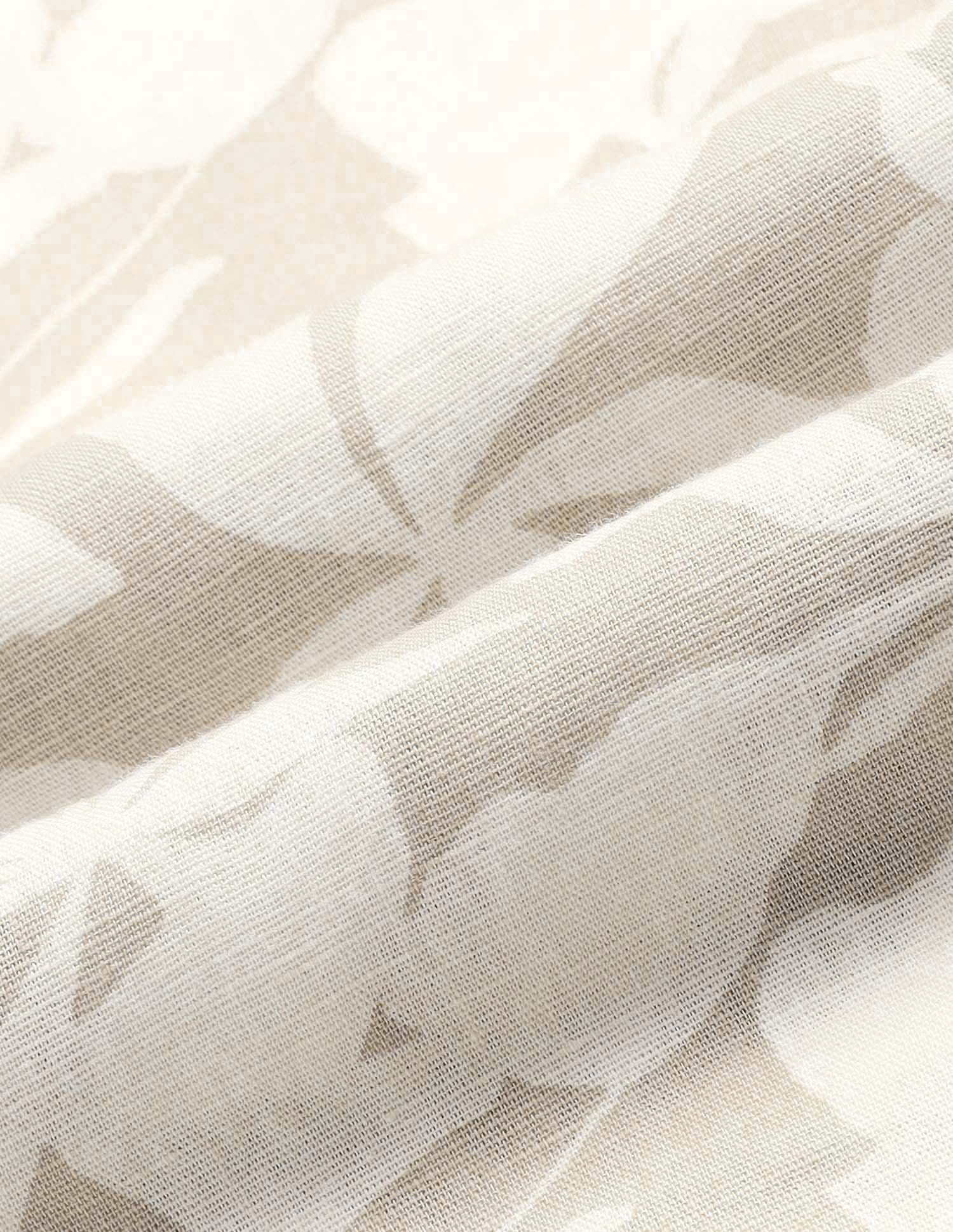 Floral Printed Motel On The Coast Shirt Beige - U.S. Polo Assn. India | Large