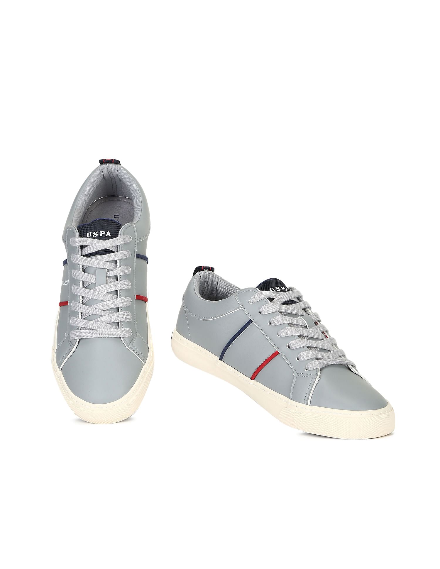Logo Kenridge 2.0 Lace Up Sneakers Grey - U.S. POLO ASSN. | Large