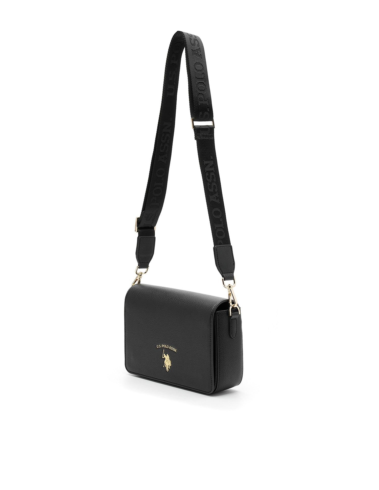 Nevah Cross Body Bag Black - U.S. POLO ASSN. | Large