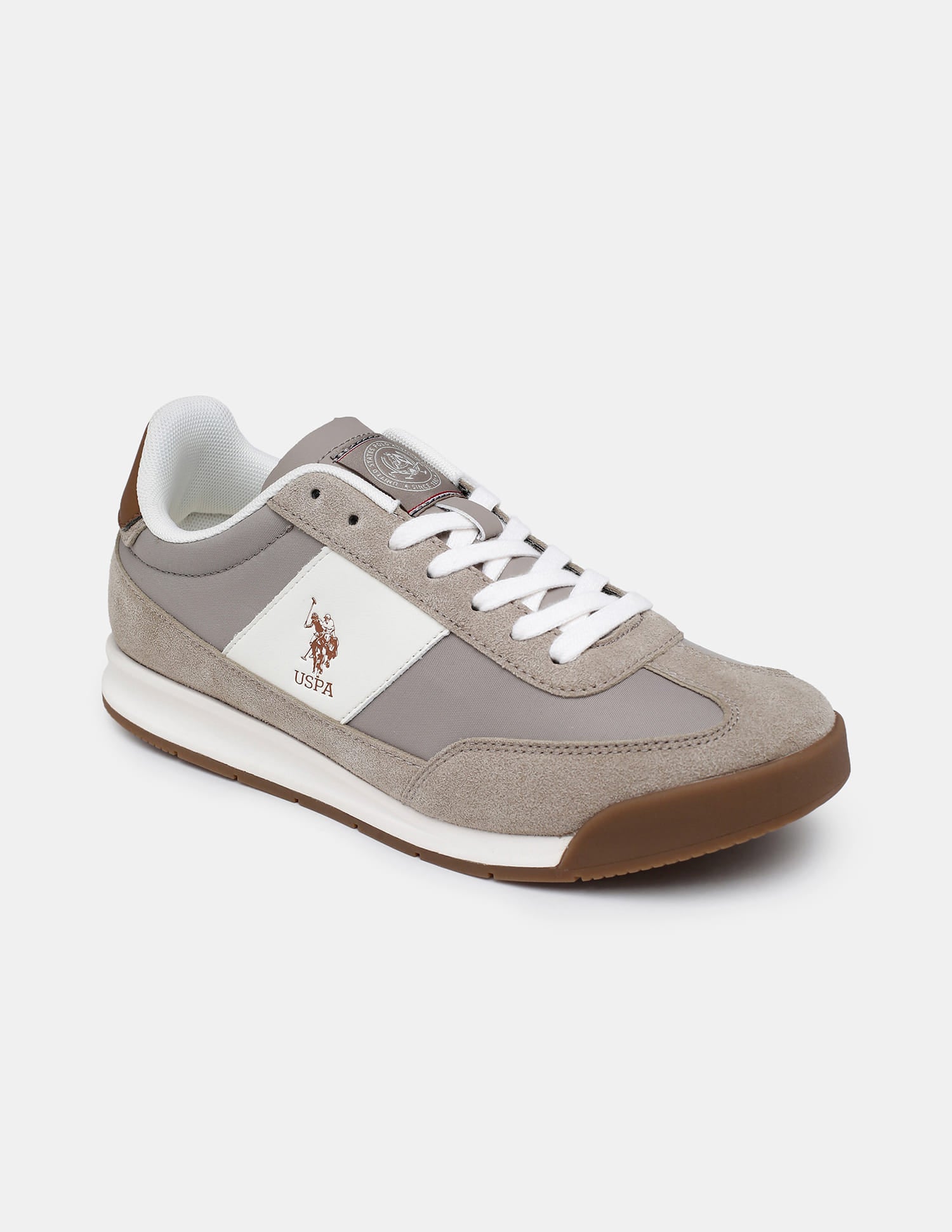 Colour Blocked Lace Ups Gallop Sneakers