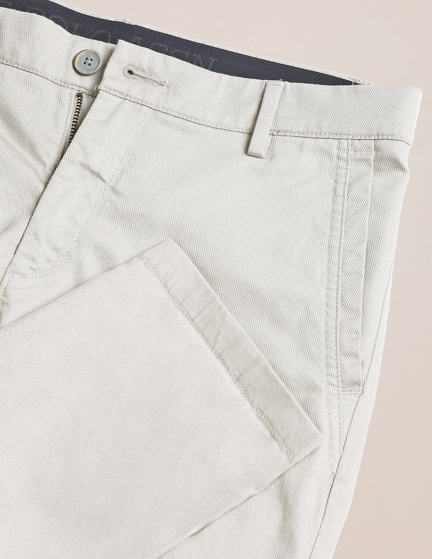 Austin Fit Solid Trousers Light-Grey - U.S. POLO ASSN. | Large