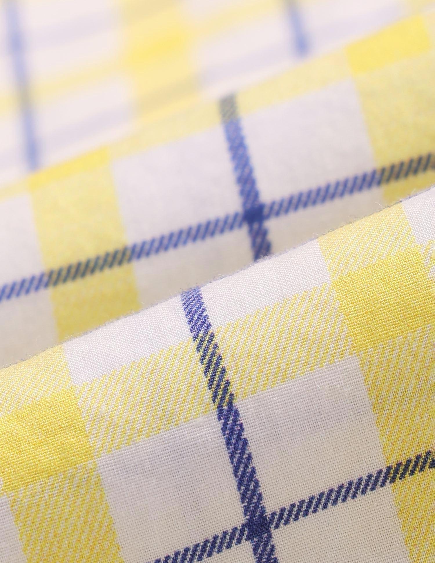 Twill Check Shirt Yellow - U.S. POLO ASSN. | Large