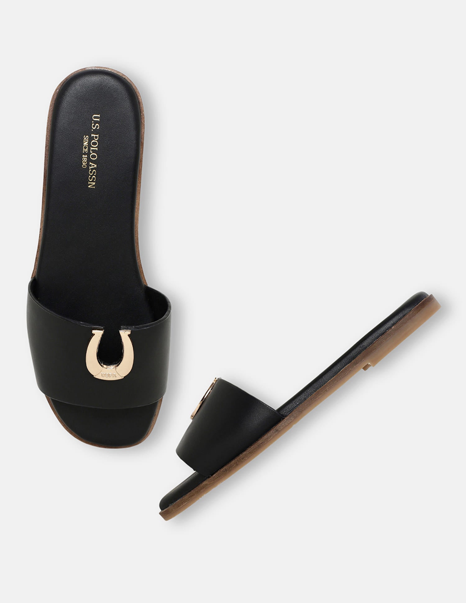 Solvere Slip-On Flats Black - U.S. Polo Assn. India | Large