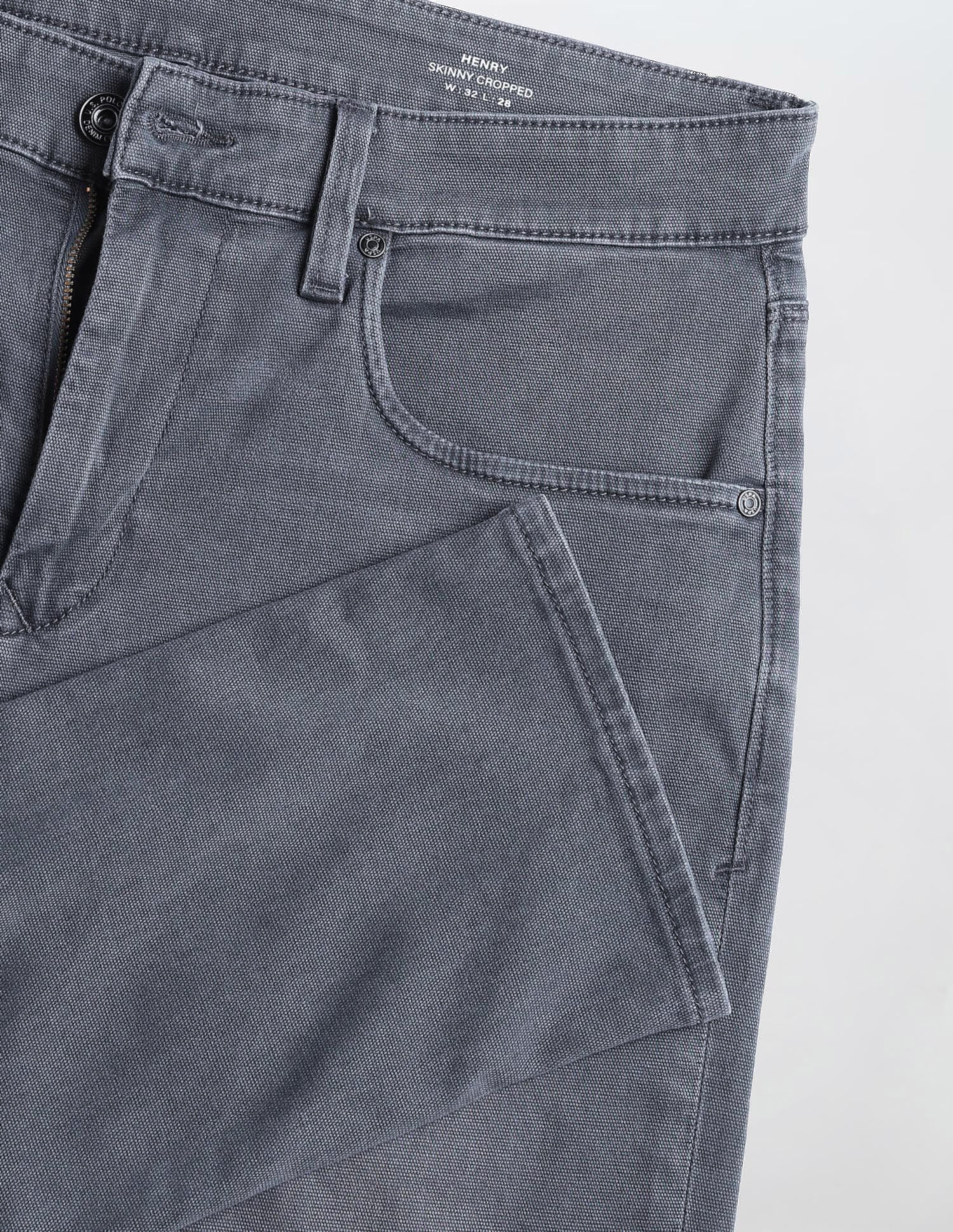 Henry Tapered Fit Whiskered  Jeans Grey - U.S. Polo Assn. India | Large