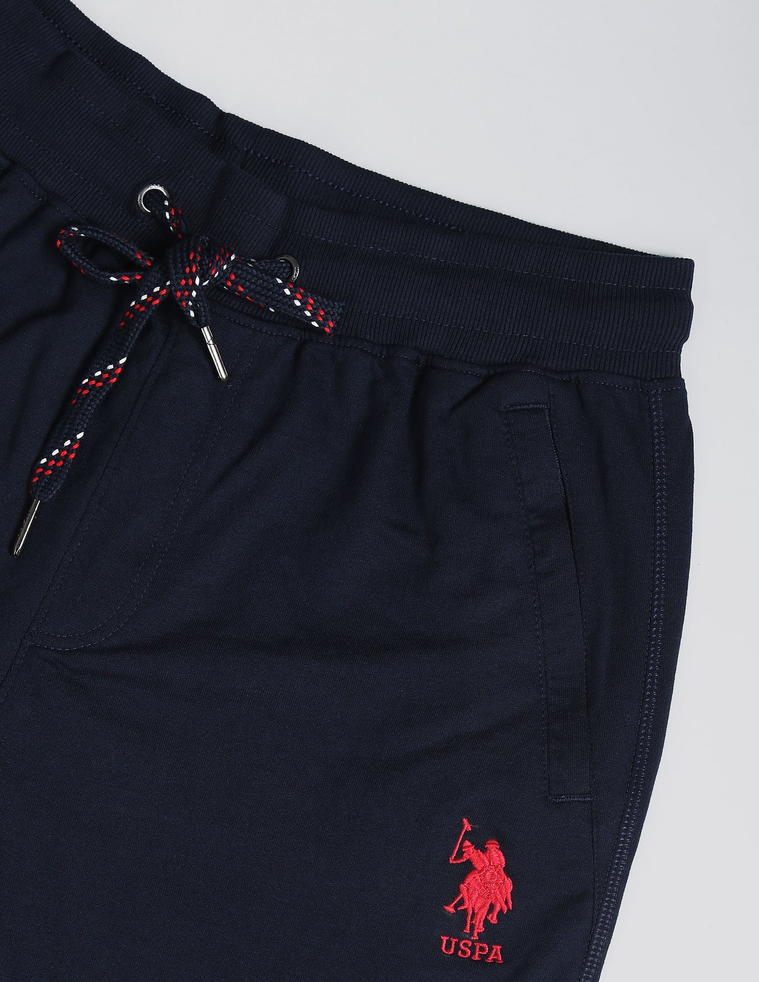 Mid Rise Drawstring Waist I604 Joggers - Pack Of 1 Navy - U.S. POLO ASSN. | Large