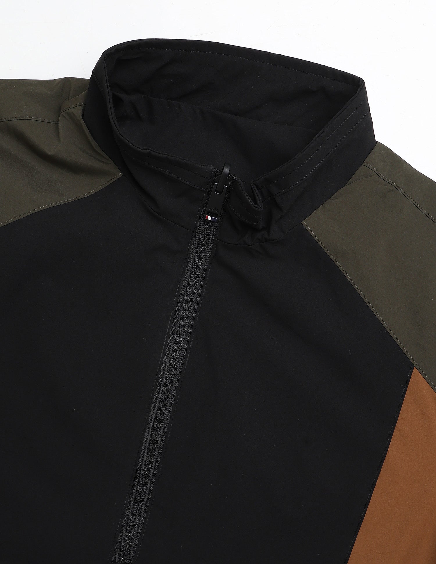 Colour Blocked Reversible Jacket Black - U.S. POLO ASSN. | Large