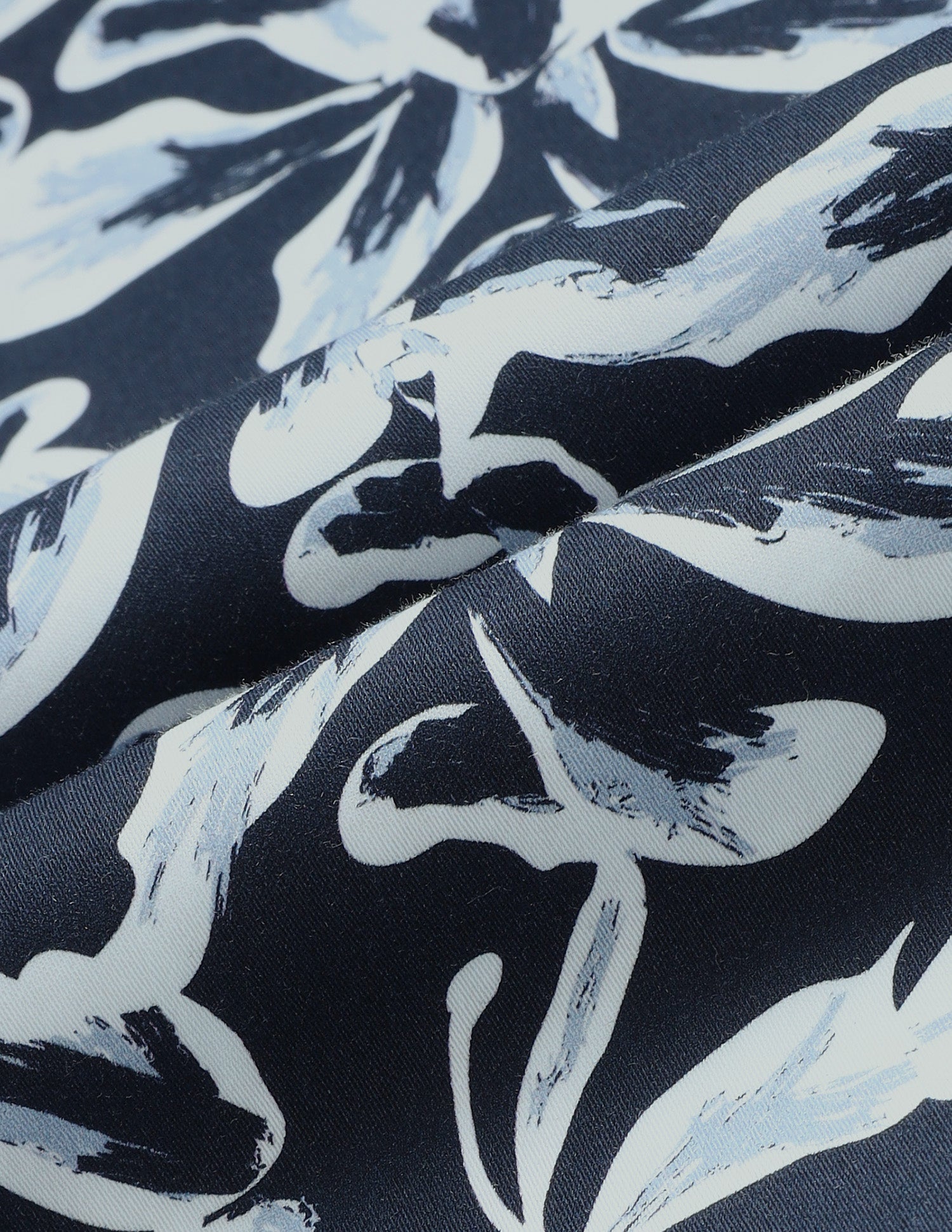 Abstract Printed Satin Shirt Navy - U.S. Polo Assn. India | Large