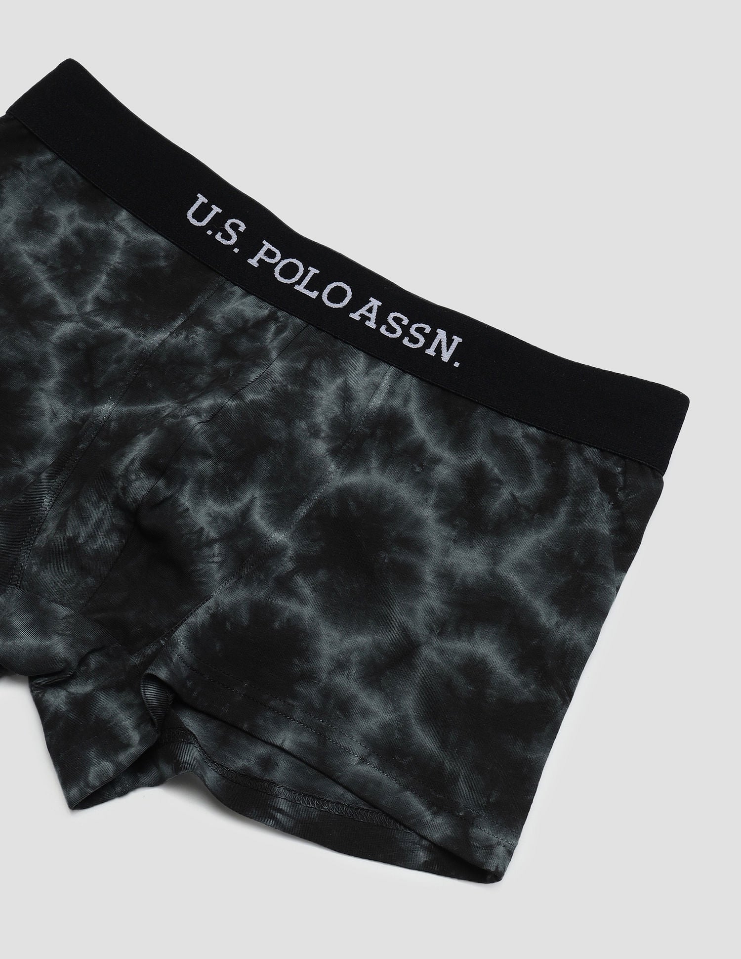 Cotton Stretch Antibacterial OET03 Trunks - Pack Of 1 Black - U.S. POLO ASSN. | Large