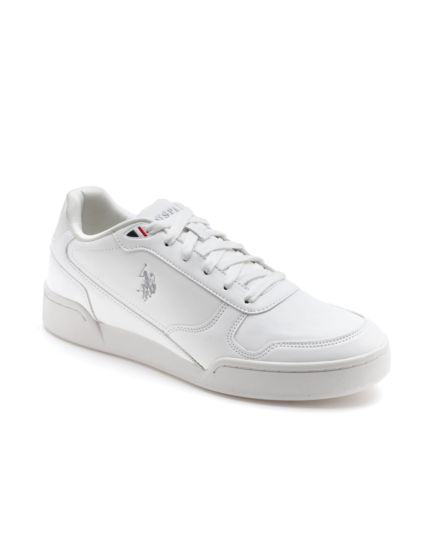 Men Valentin Solid Sneaker White - U.S. Polo Assn. India | Large