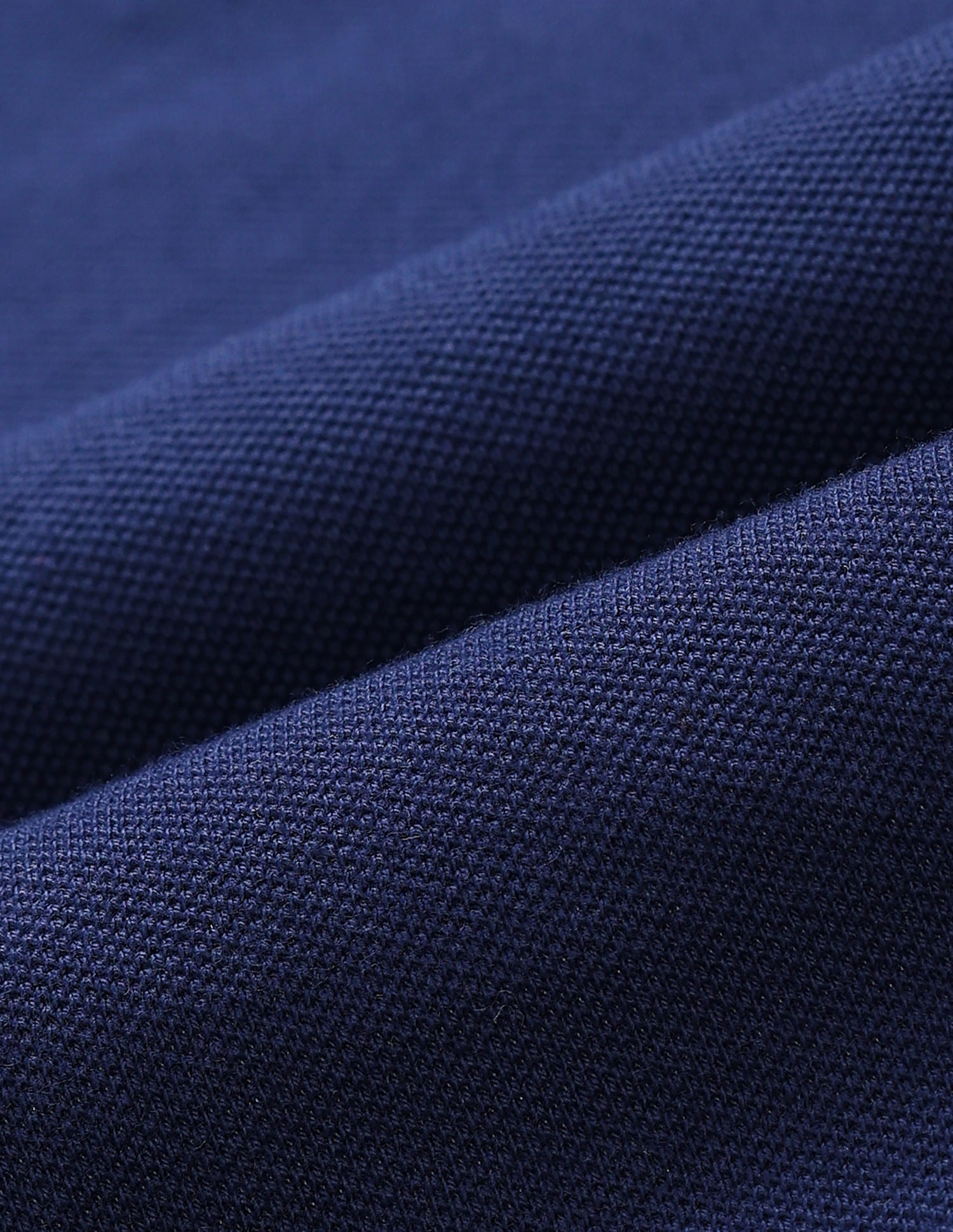 Broad Tipped Collar Solid Polo Shirt Navy - U.S. POLO ASSN. | Large