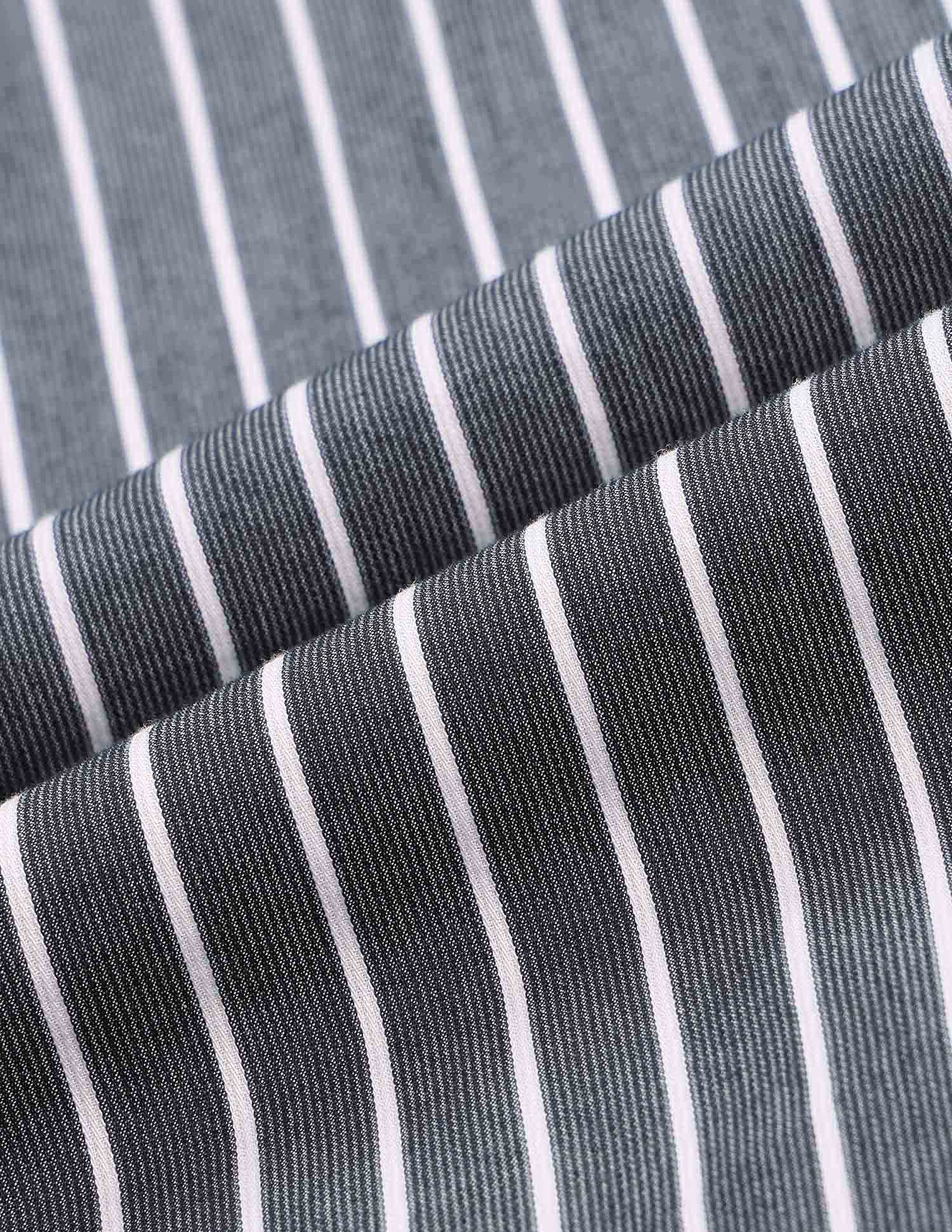 Vertical Striped Tailored Fit Shirt Navy - U.S. Polo Assn. India | Large