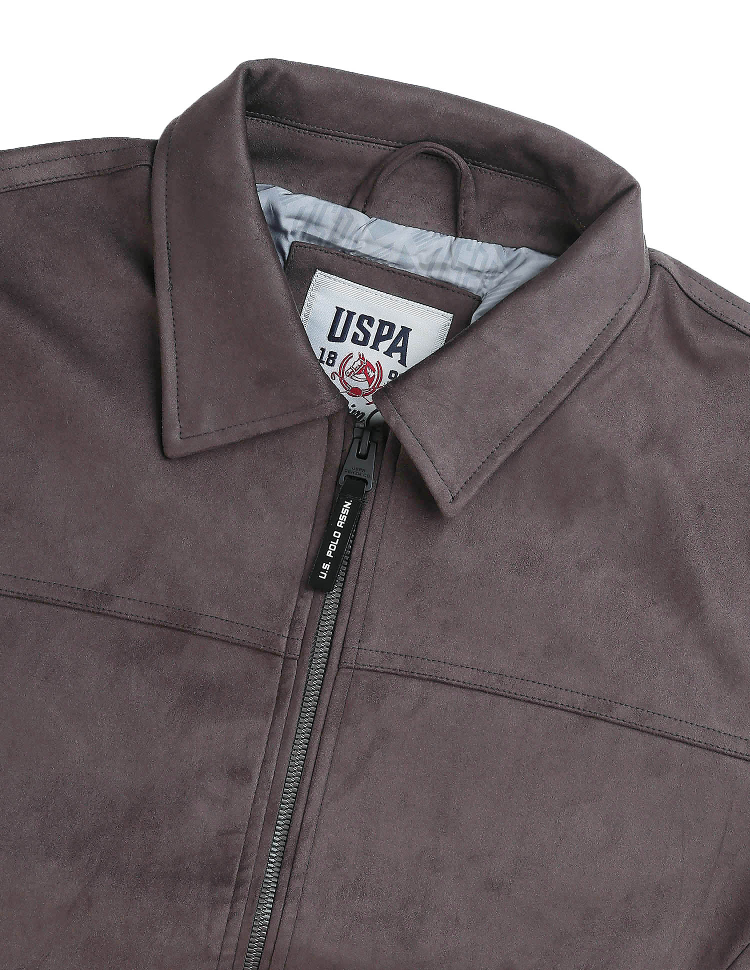 Black & Gold Regular Fit Jacket Brown - U.S. Polo Assn. India | Large