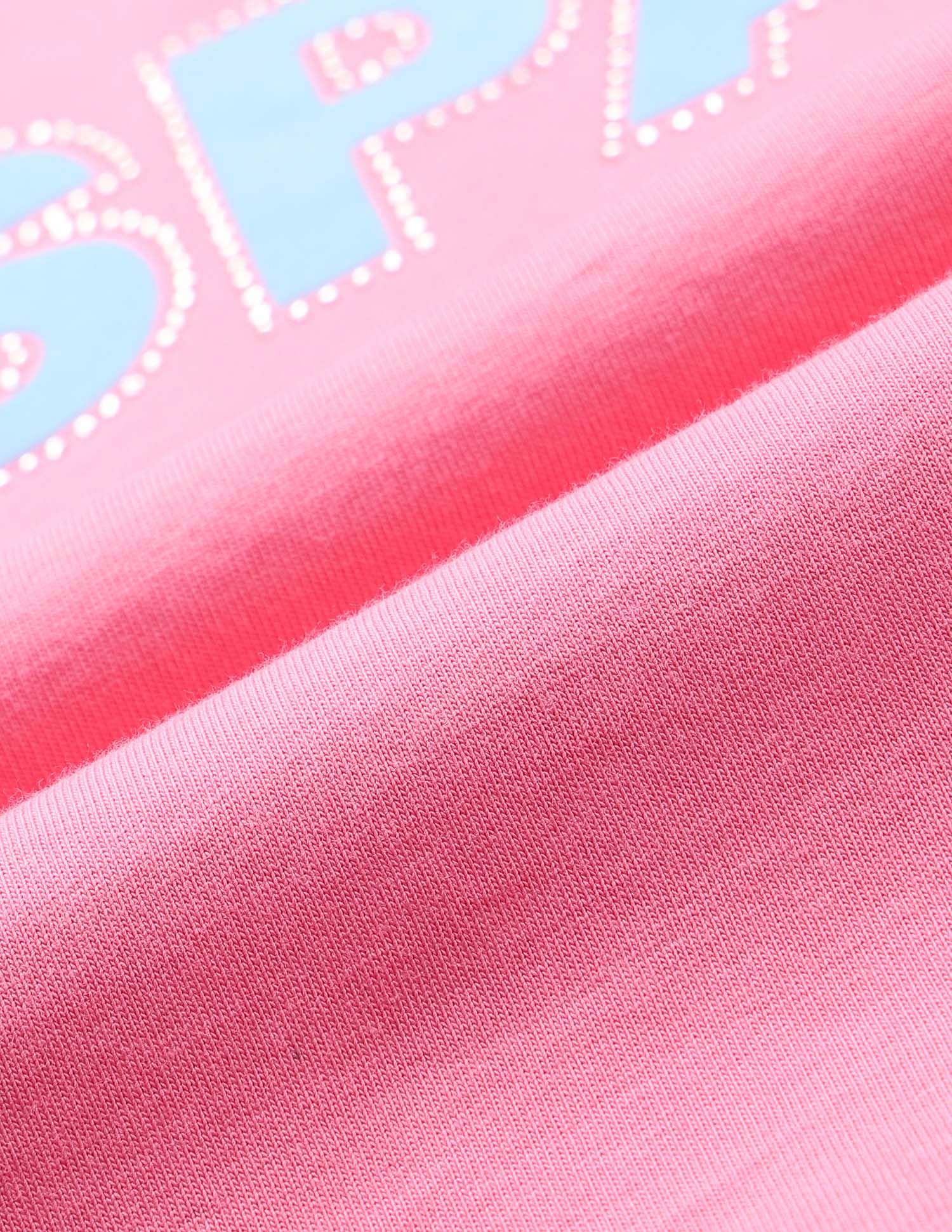 Girls Flock Print Relaxed Fit T-Shirt Pink - U.S. POLO ASSN. | Large