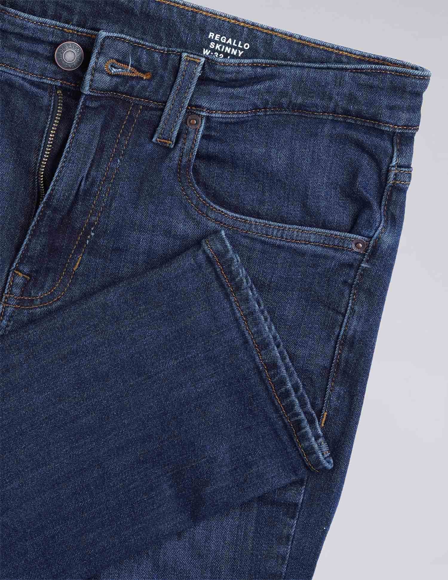 Regallo Skinny Fit Blue Jeans Blue - U.S. Polo Assn. India | Large