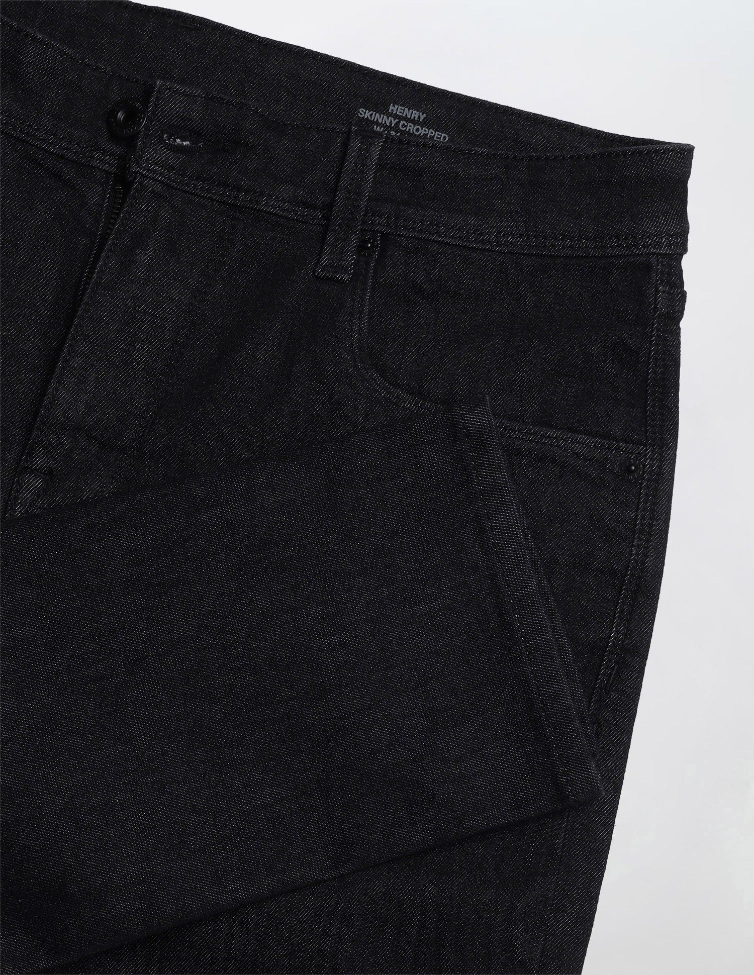 Henry Tapered Cropped Fit Black Jeans Black - U.S. Polo Assn. India | Large
