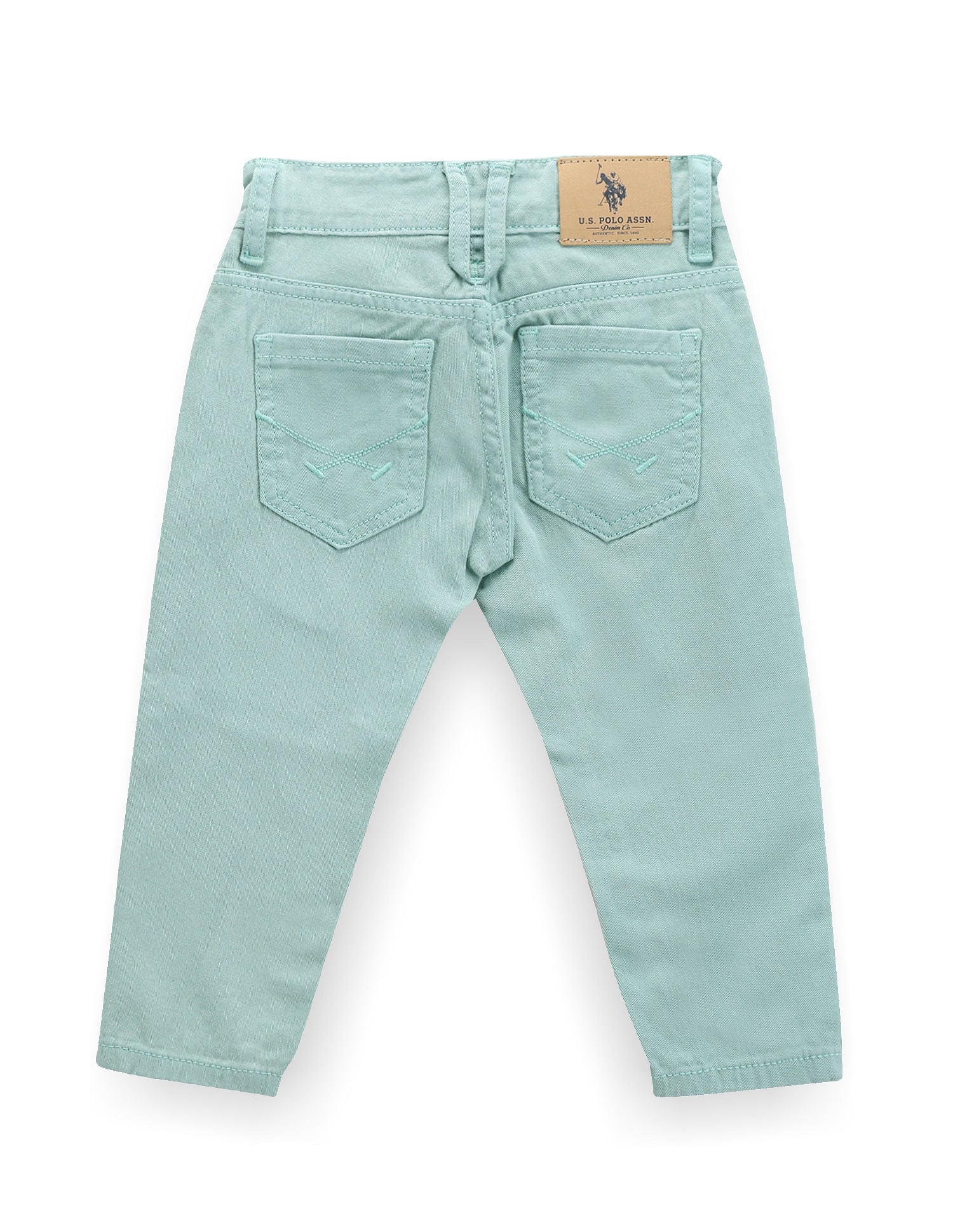 Boys Clean Look Jeans Aqua - U.S. POLO ASSN. | Large