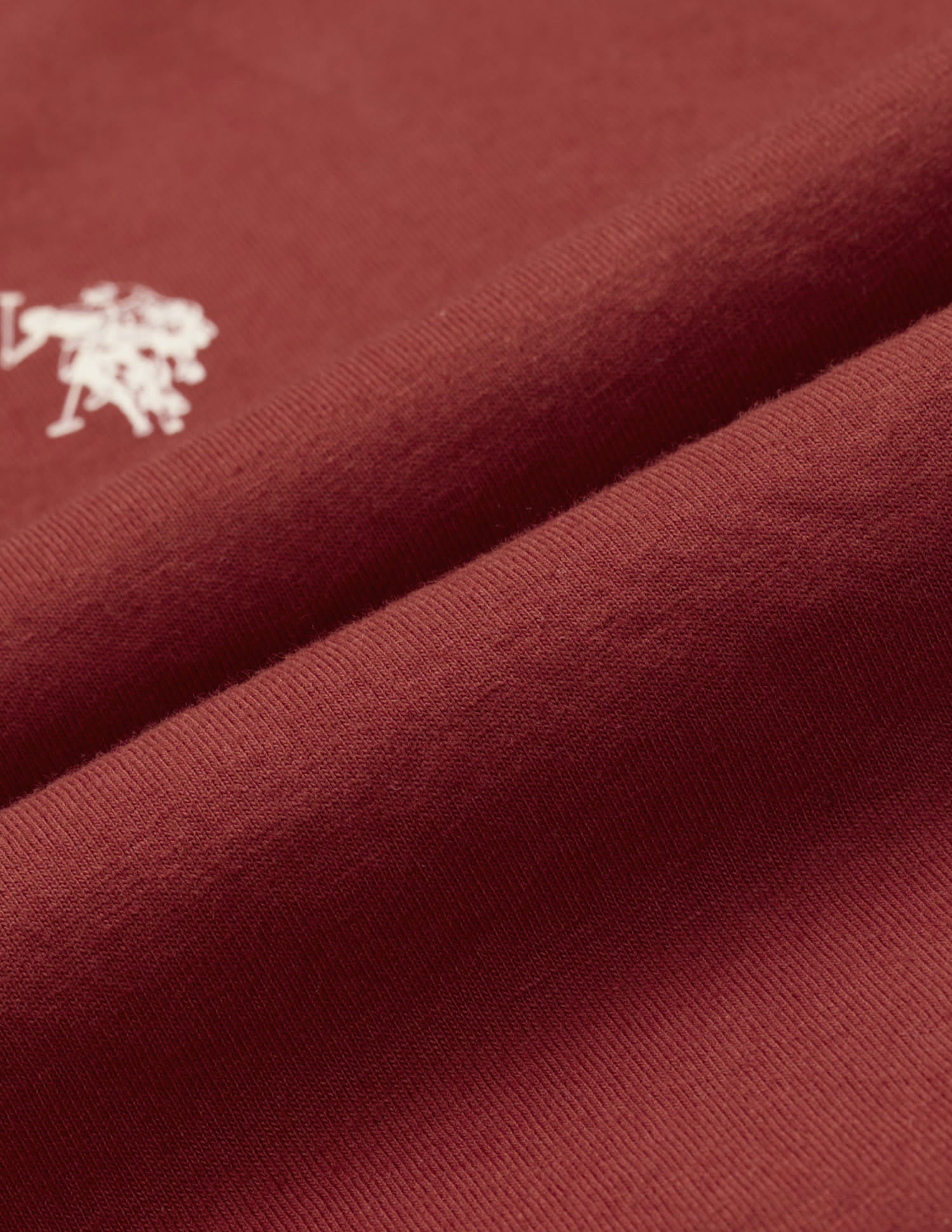 Basic V-Neck Regular T-Shirt Red - U.S. Polo Assn. India | Large