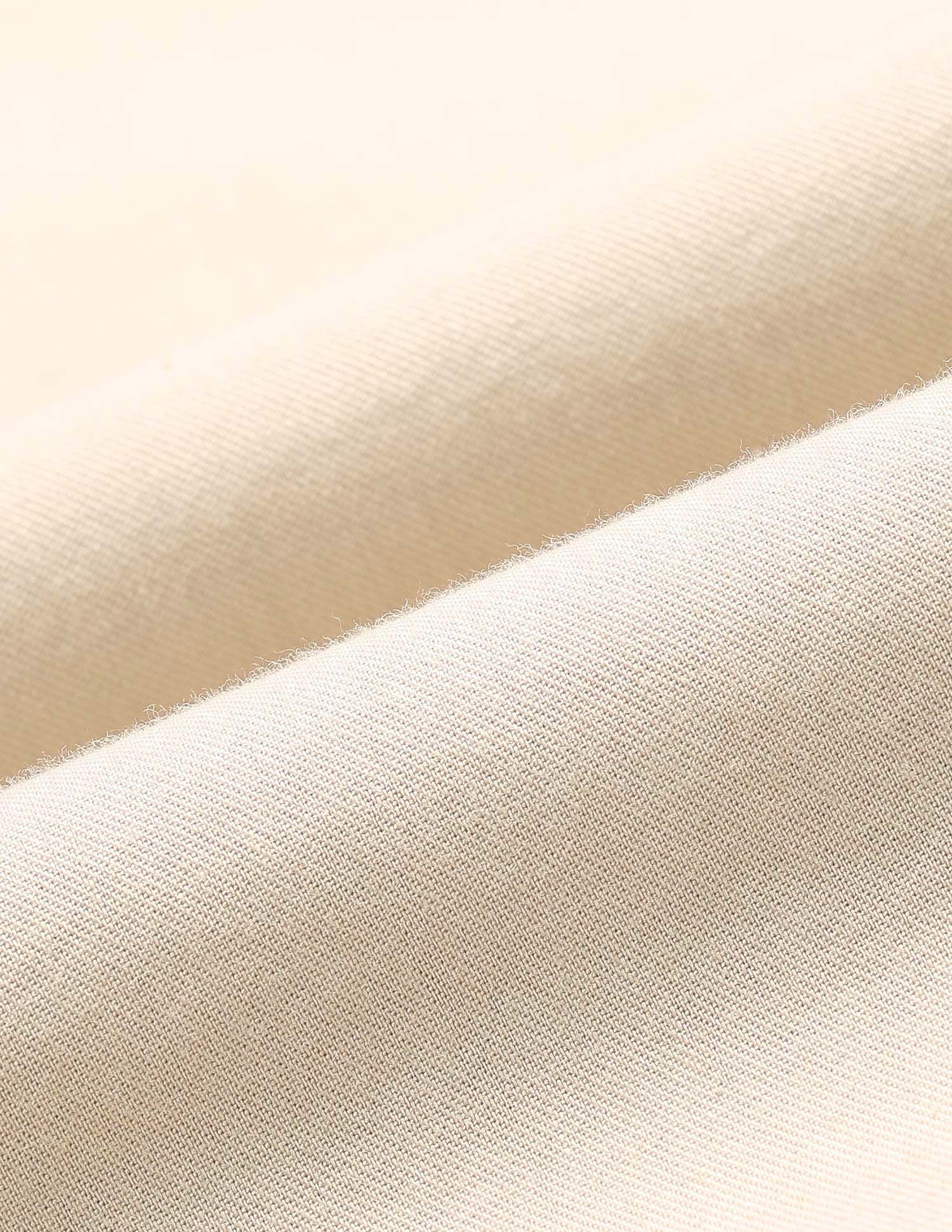 Slim Fit Pure Cotton Twill Shirt Beige - U.S. POLO ASSN. | Large