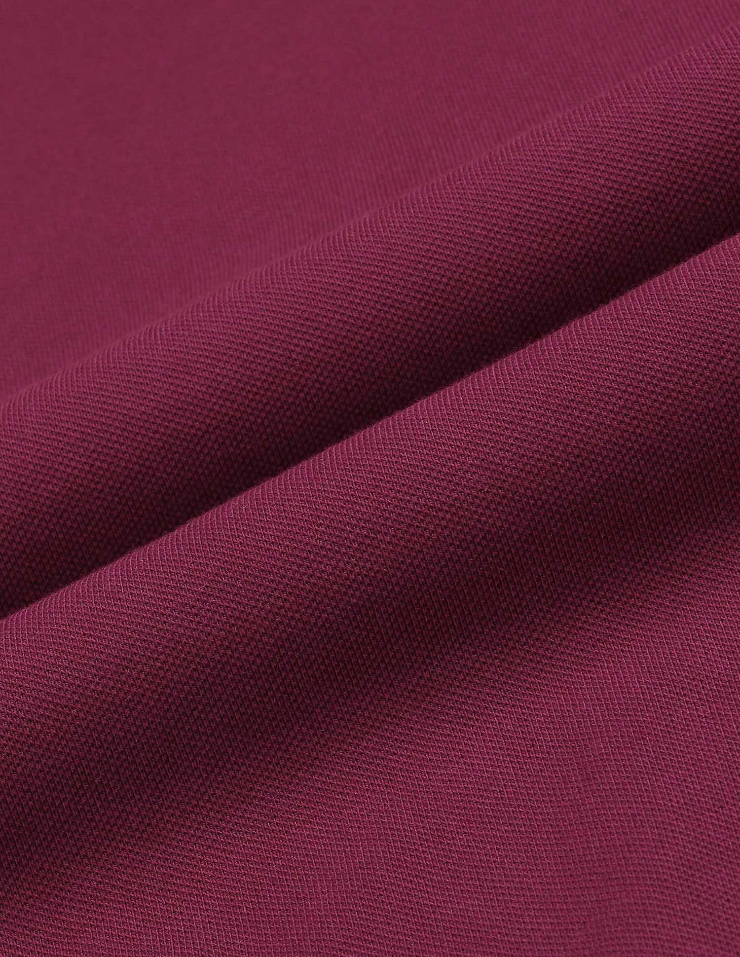 Regular Fit Solid Polo Shirt Wine - U.S. POLO ASSN. | Large