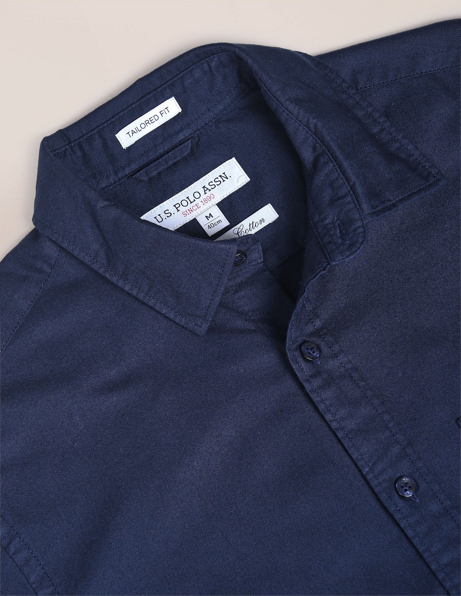 Premium Cotton Dobby Shirt – U.S. Polo Assn. India