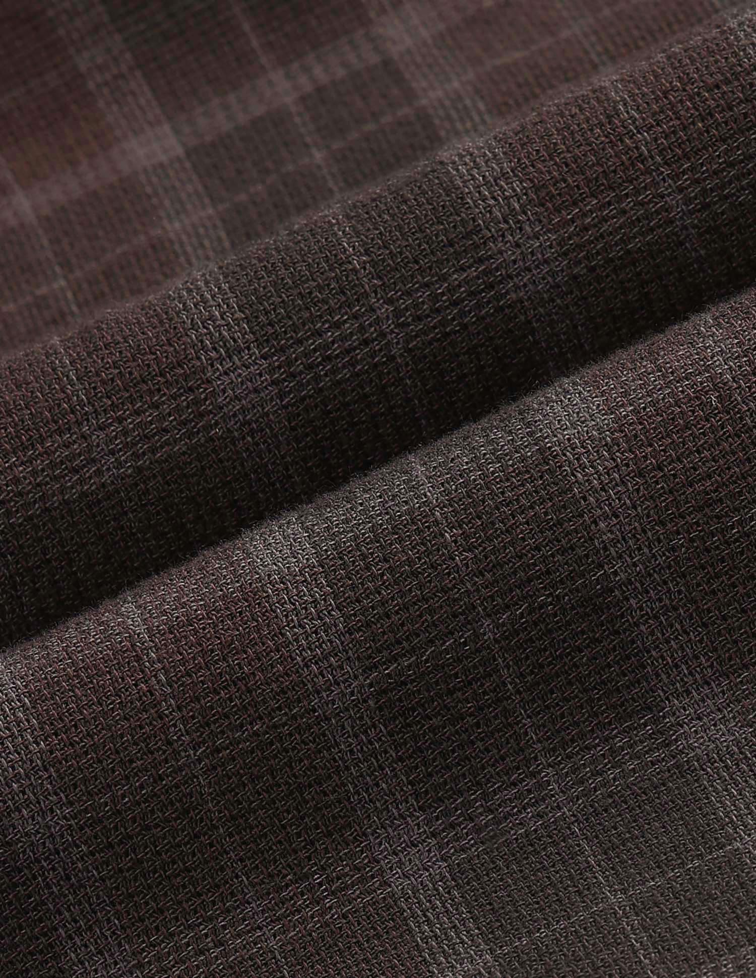 Tartan Checked Dobby Shirt Choco - U.S. Polo Assn. India | Large