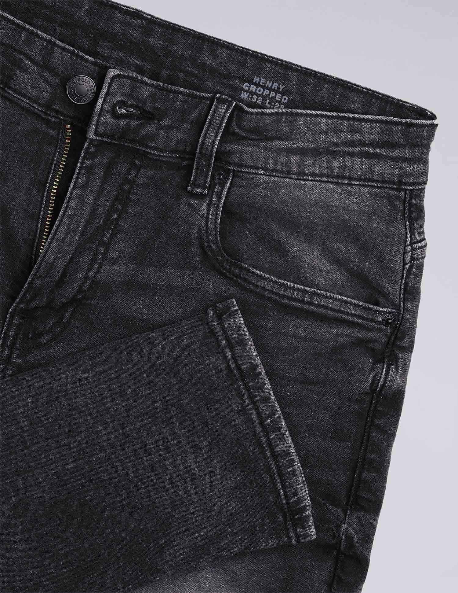 Henry Tapered Fit Black Jeans Black - U.S. POLO ASSN. | Large