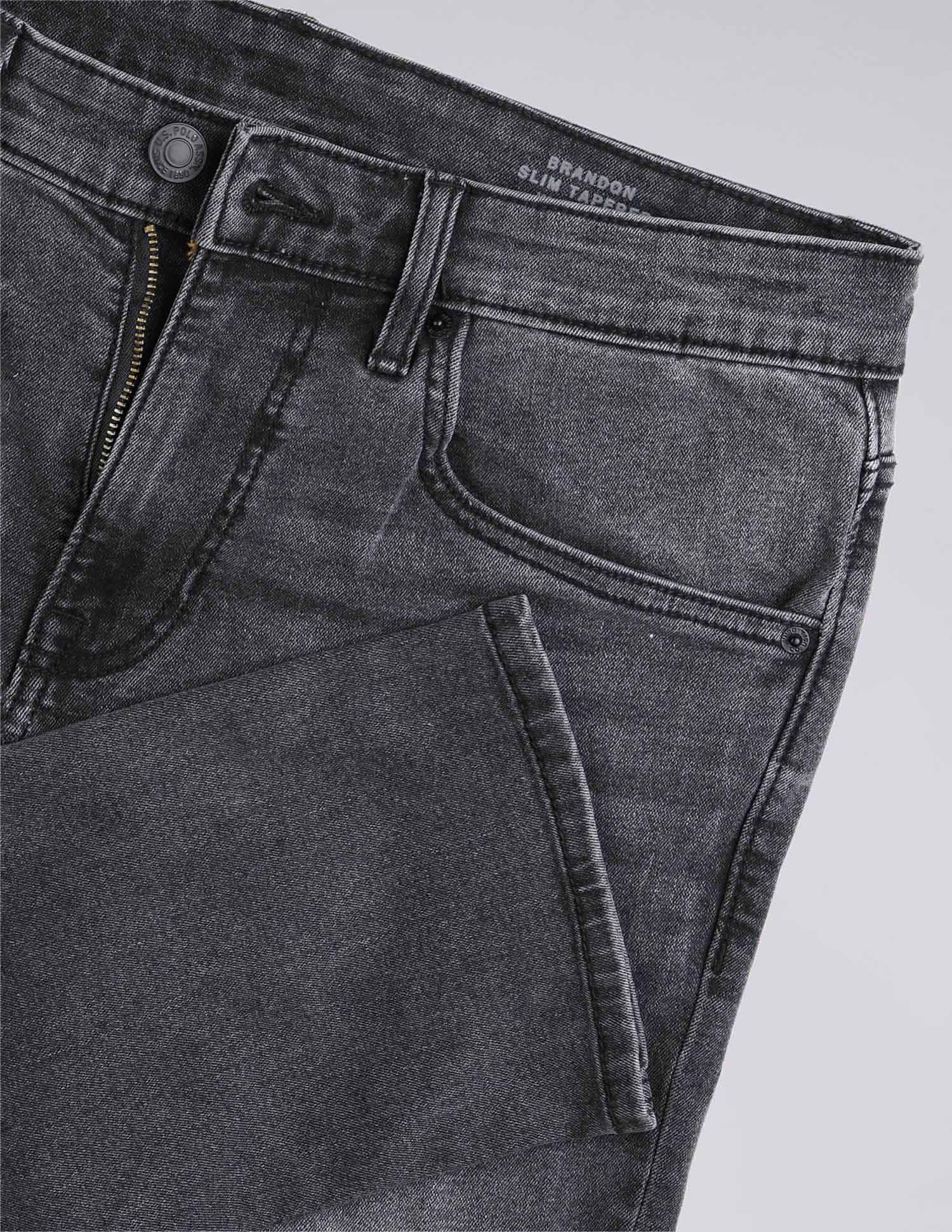 Brandon Slim Tapered Fit Black Jeans Black - U.S. POLO ASSN. | Large