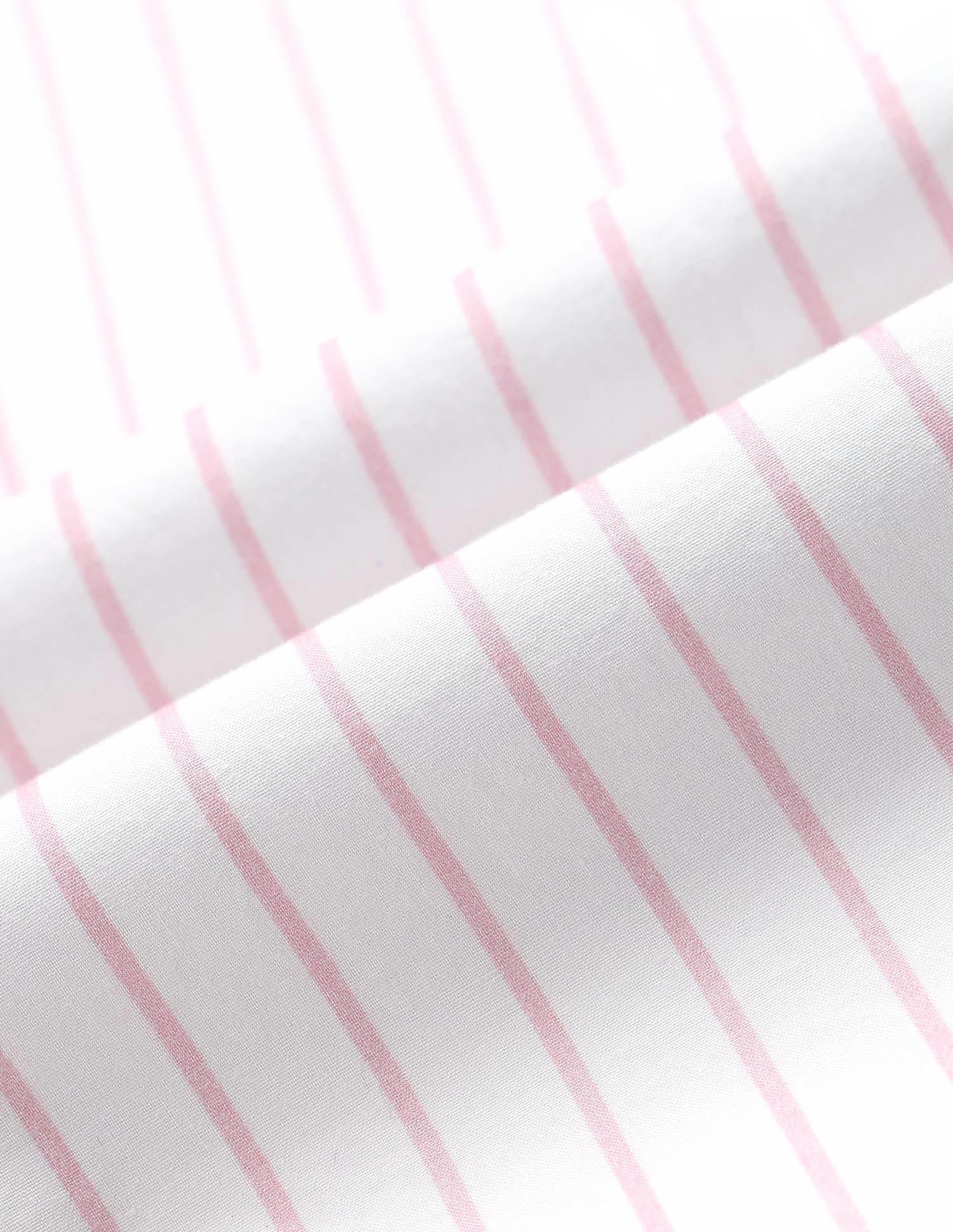 Boys Vertical Striped Regular Fit Shirt Pink - U.S. POLO ASSN. | Large