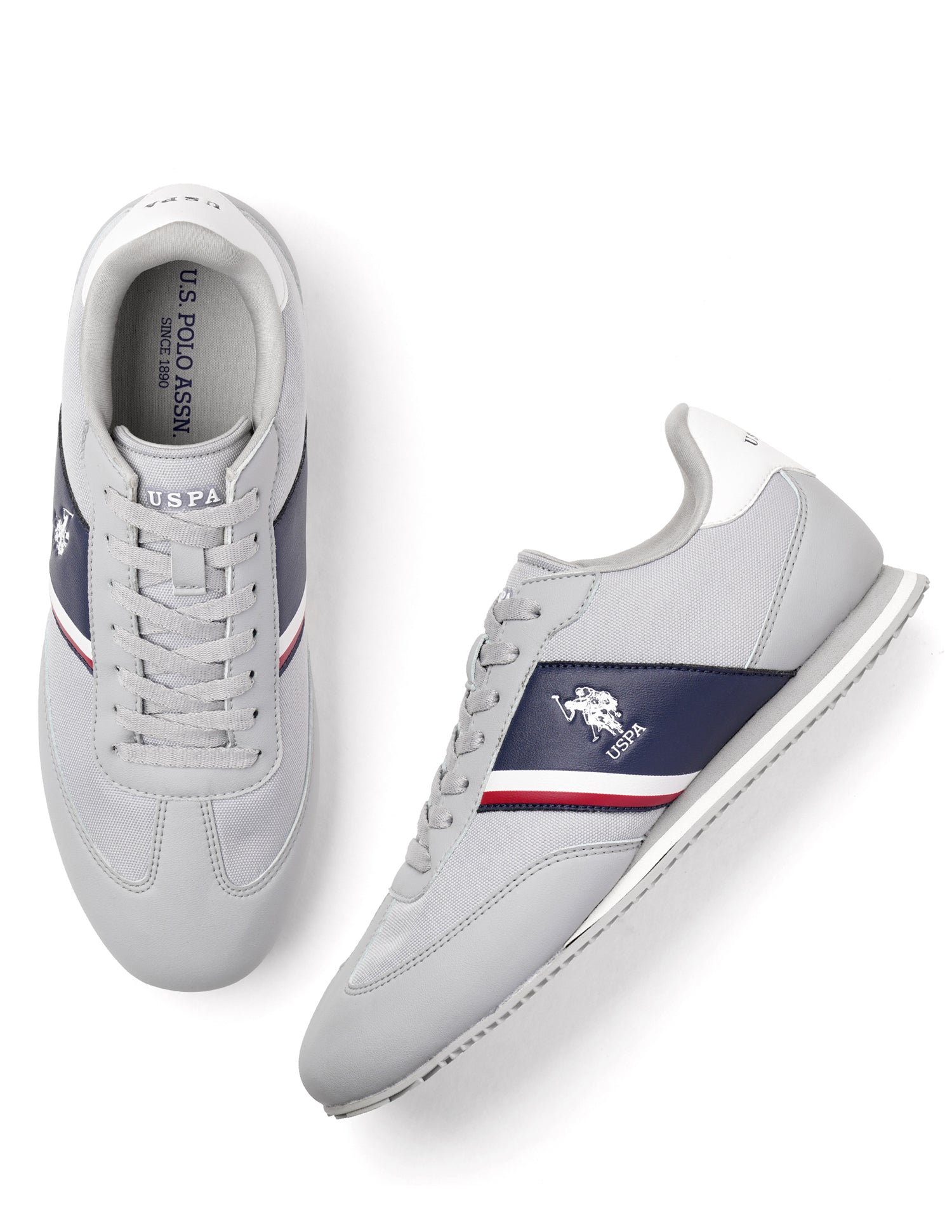 Men Adler 4.0 Sneakers Grey - U.S. POLO ASSN. | Large