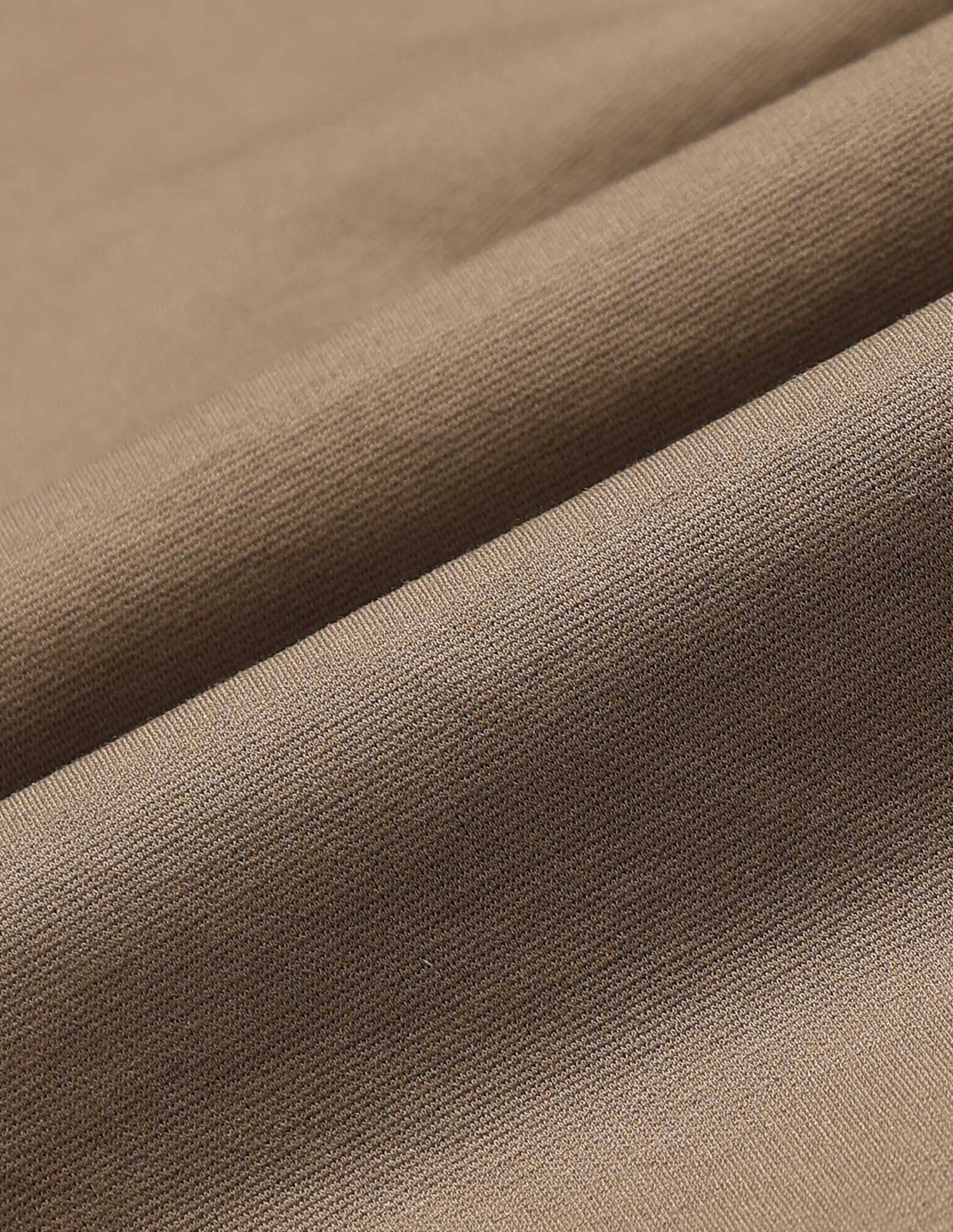 Boys Solid Slim Fit Trousers Khaki - U.S. POLO ASSN. | Large