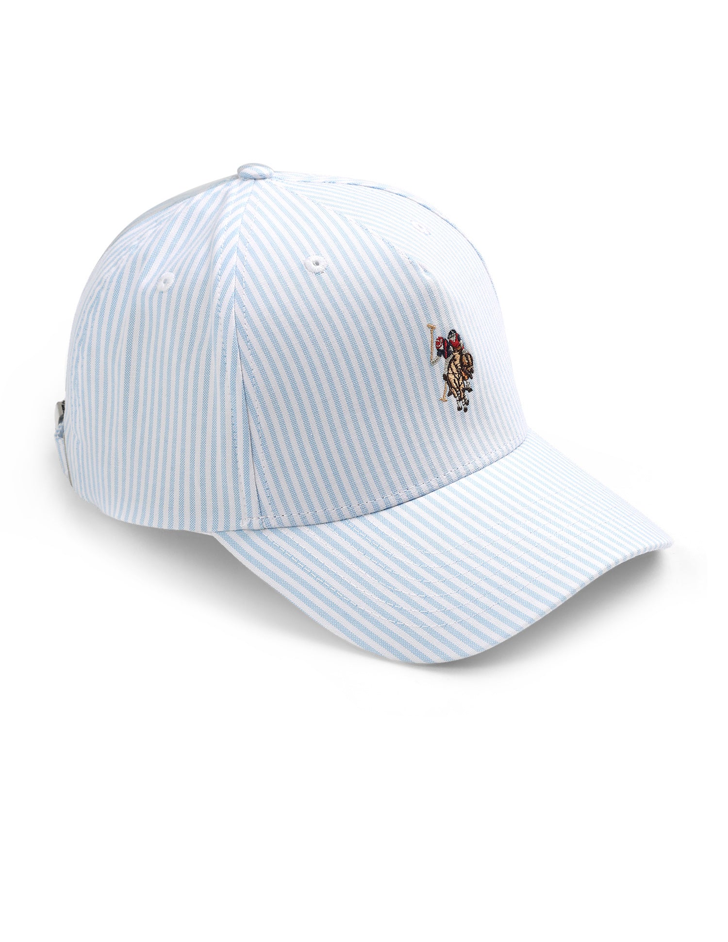 Striped Brand Embroidered Cap Blue - U.S. Polo Assn. India | Large